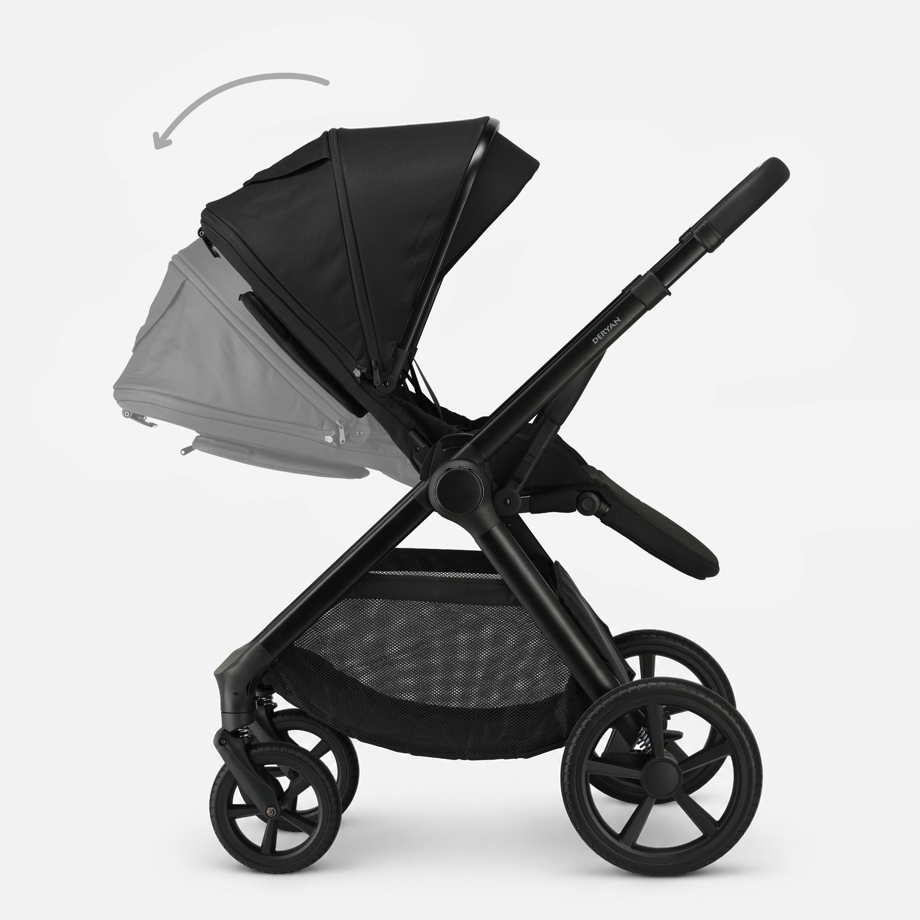 Otis 2-in-1 Kinderwagen Zwart