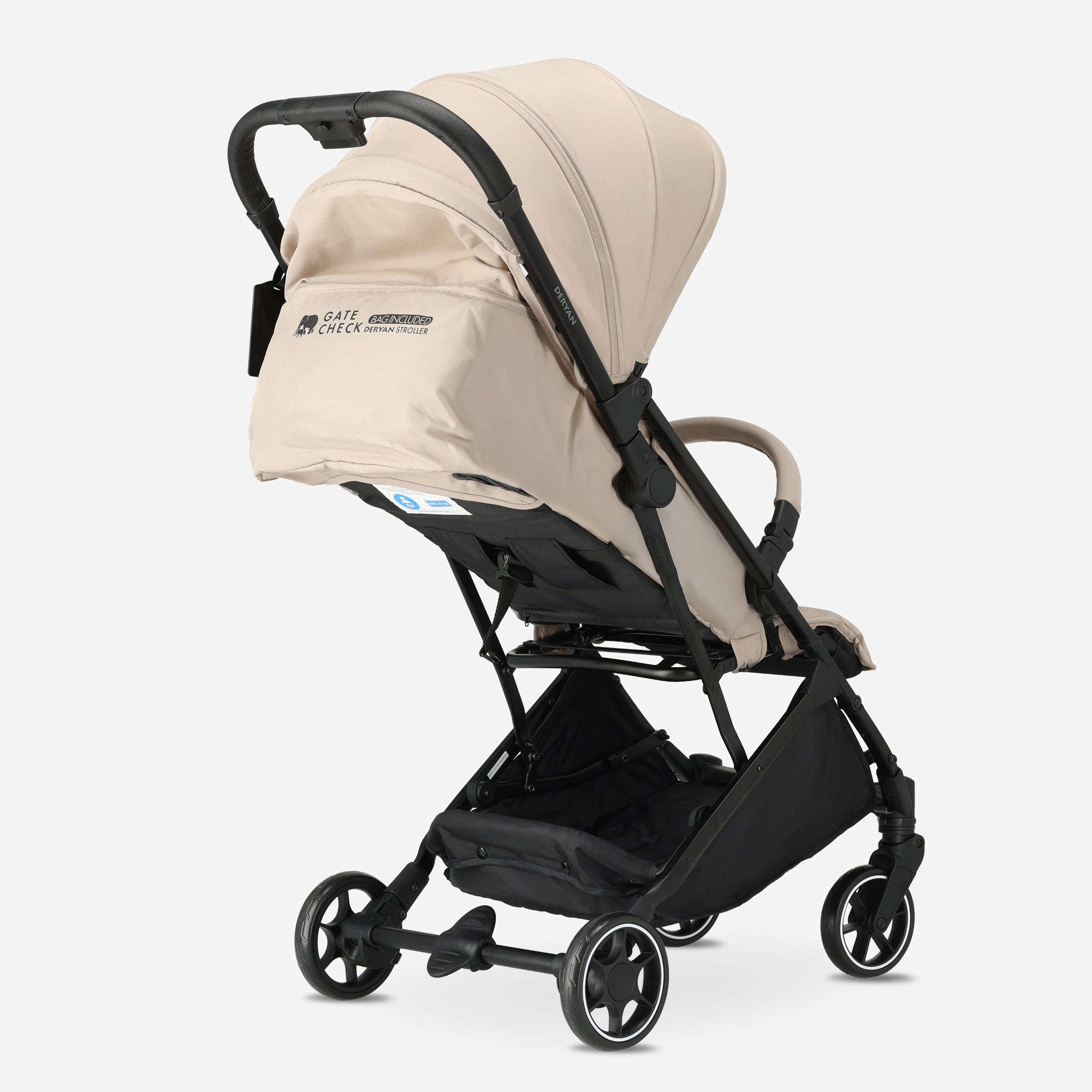 Deryan Airplane Buggy – Inclusief regenhoes en transporttas - Nougat