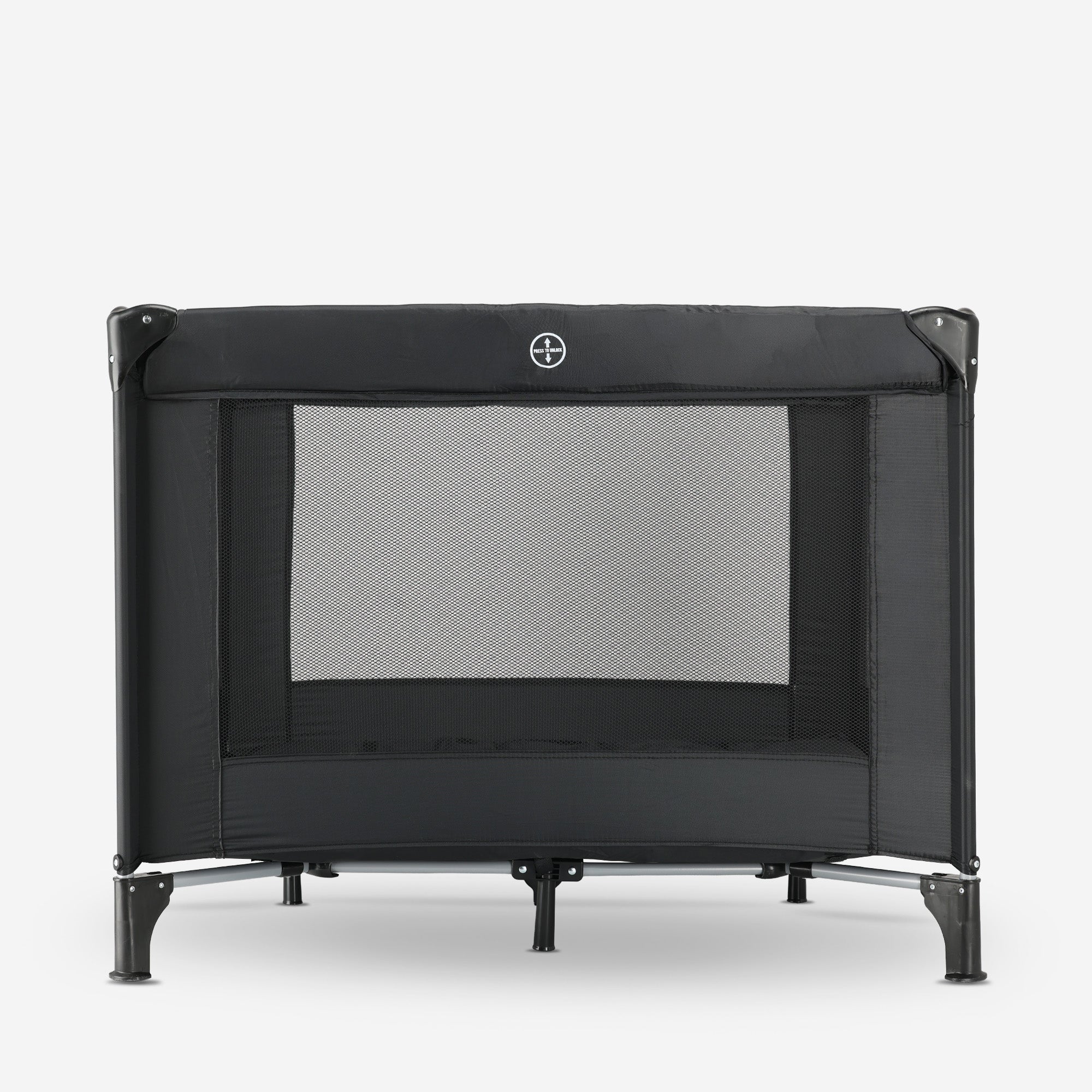 Inklapbare Kinderbox 100x100 cm - Zwart
