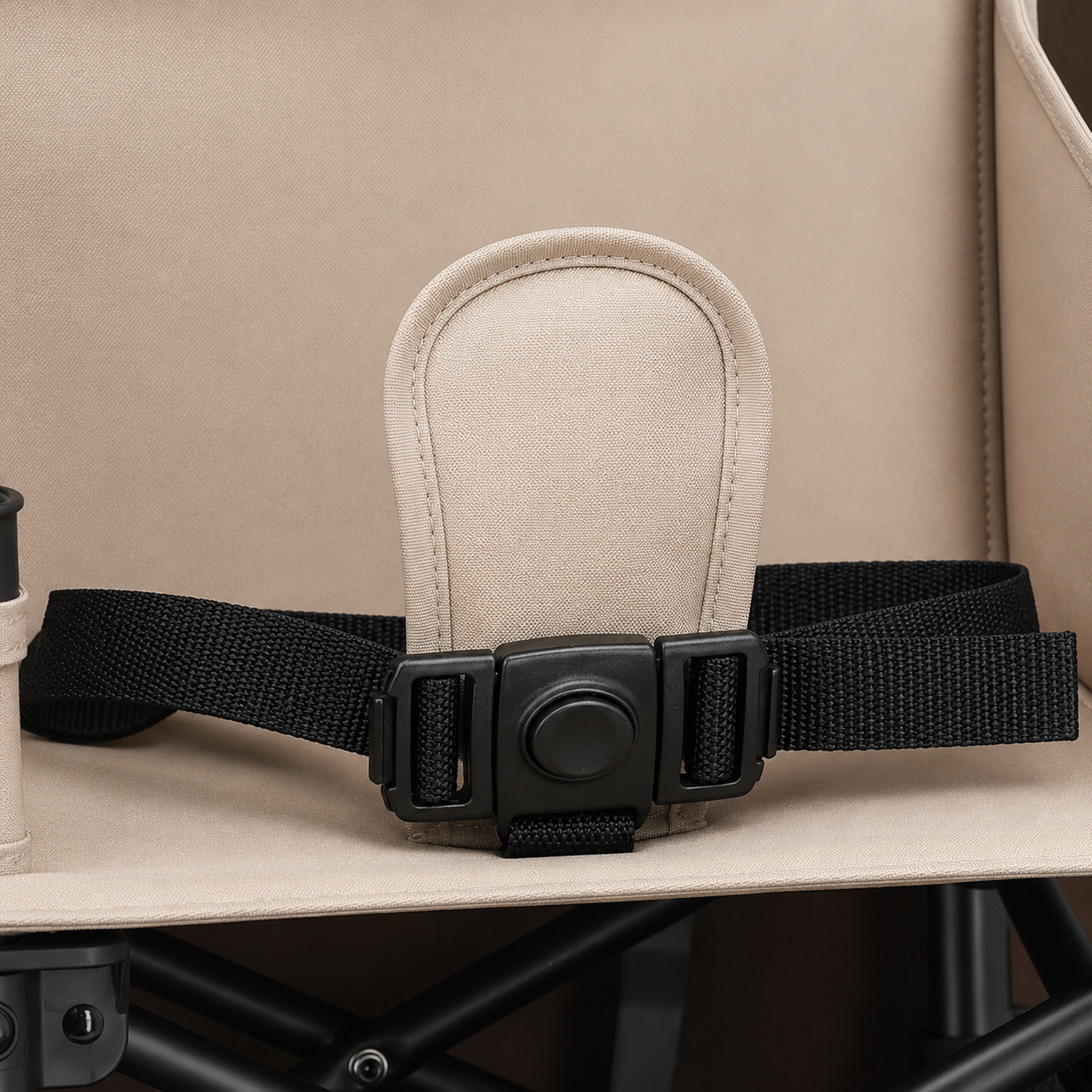 Pop 'N Sit Mini Kinderstoel - Opvouwbare stoelverhoger - Nougat