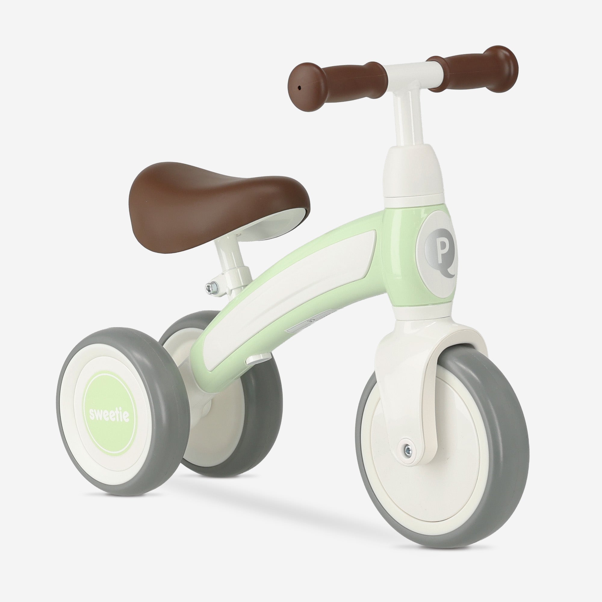 Qplay Sweetie Loopfiets - Driewieler 1-3 Jaar - Peuterfiets - Mint