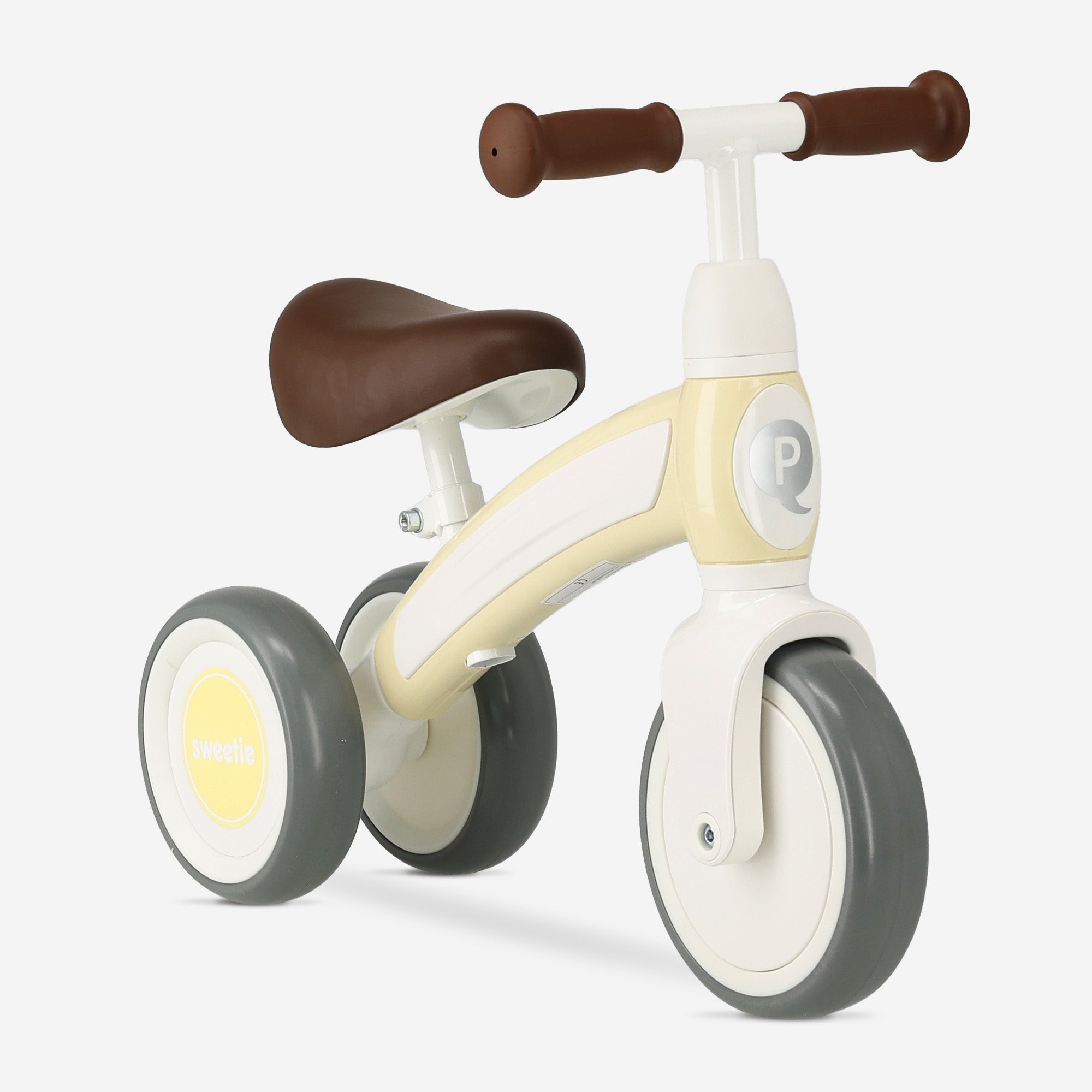 Qplay Sweetie Loopfiets - Driewieler 1-3 Jaar - Peuterfiets - Geel