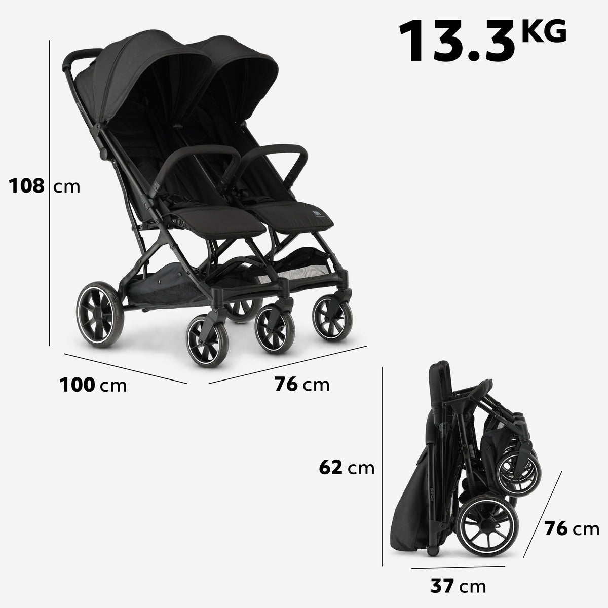 Rolo X2 XL Schwarz