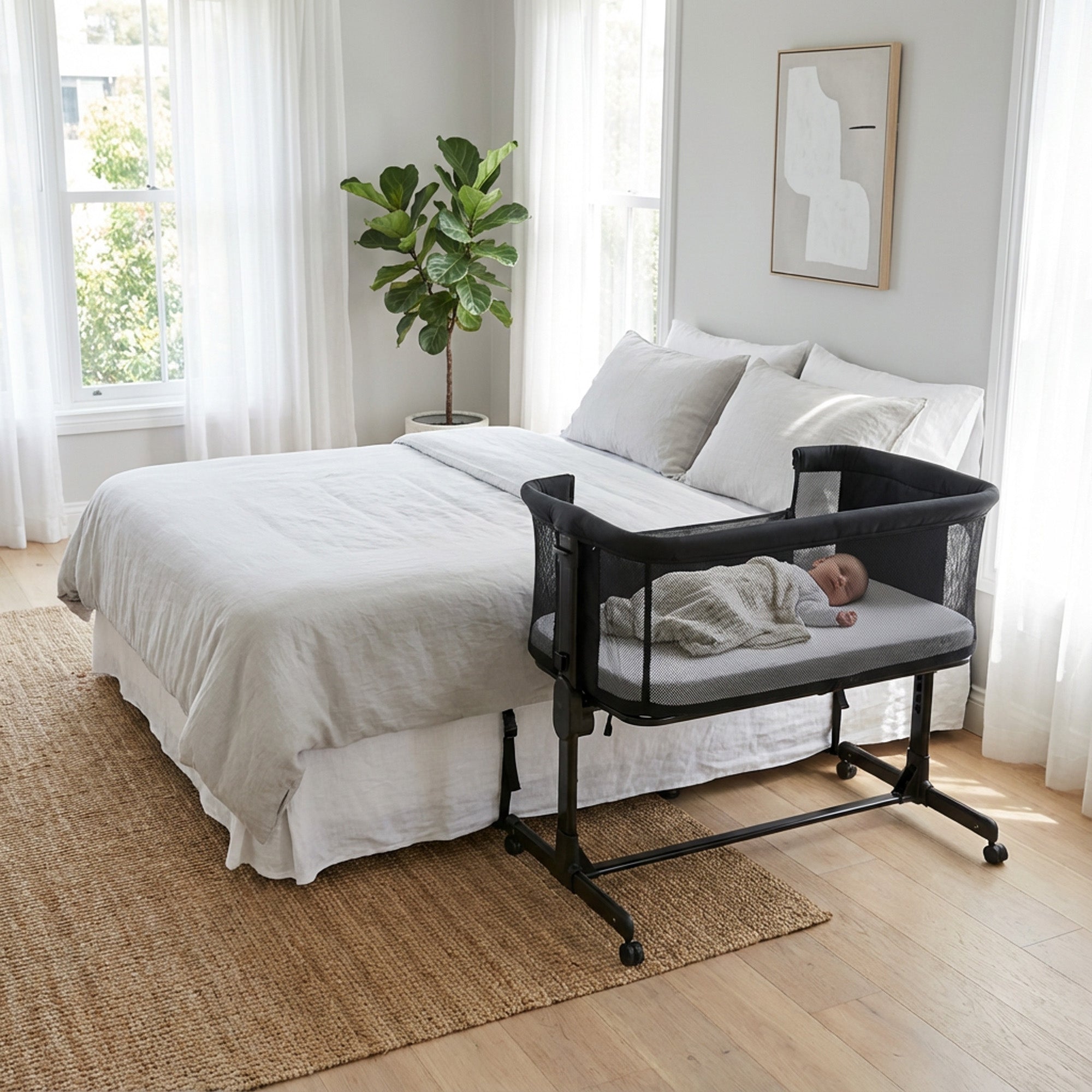 Co-Sleeper Snoozy Wieg - Zwart