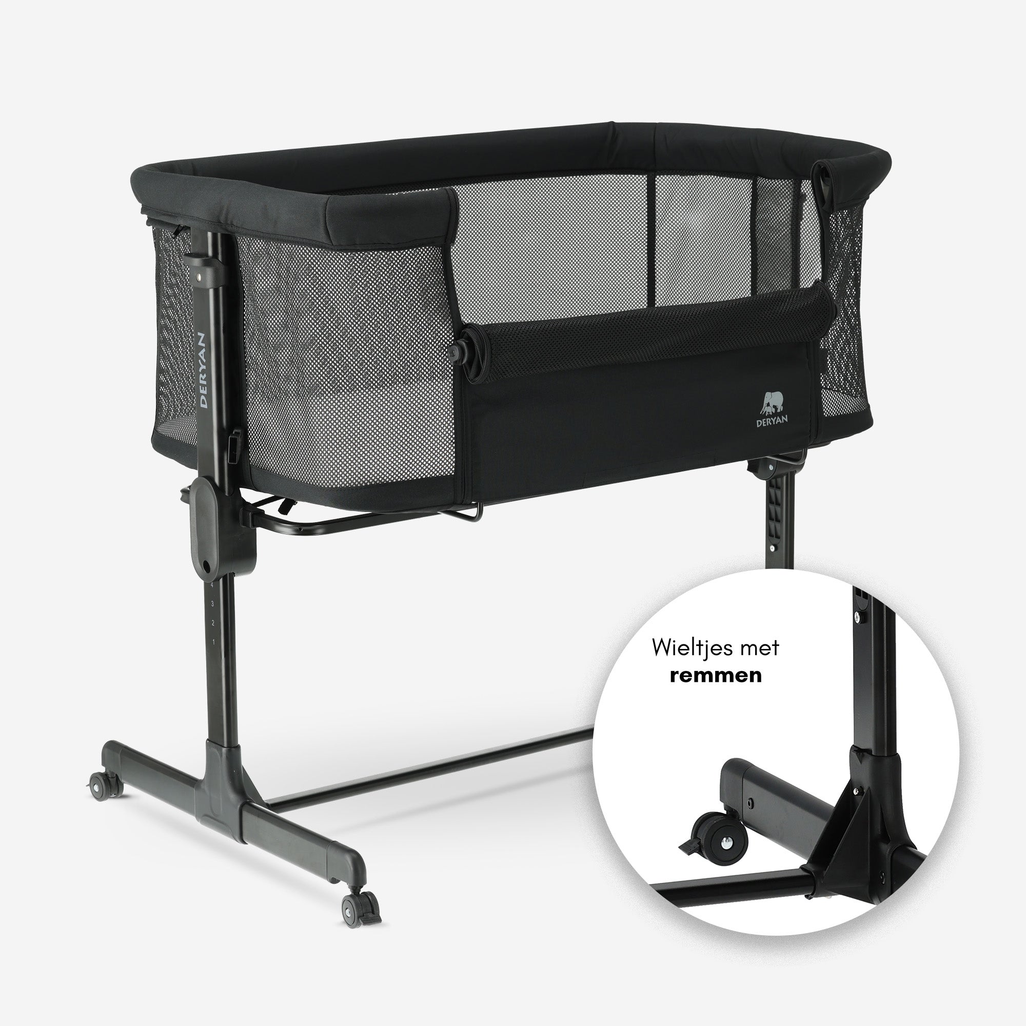 Co-Sleeper Snoozy Wieg - Zwart