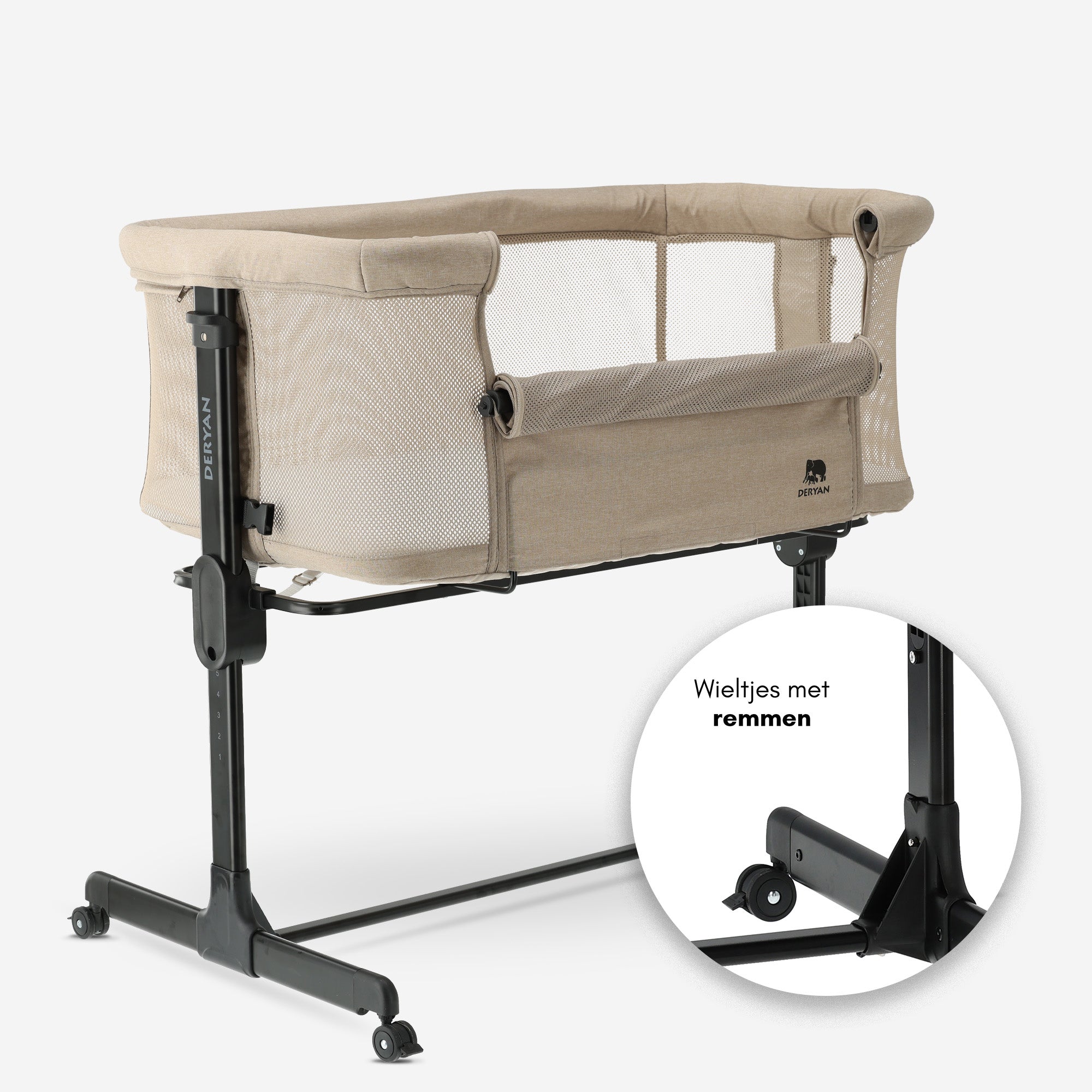 Co-Sleeper Snoozy Wieg - Sand Melange