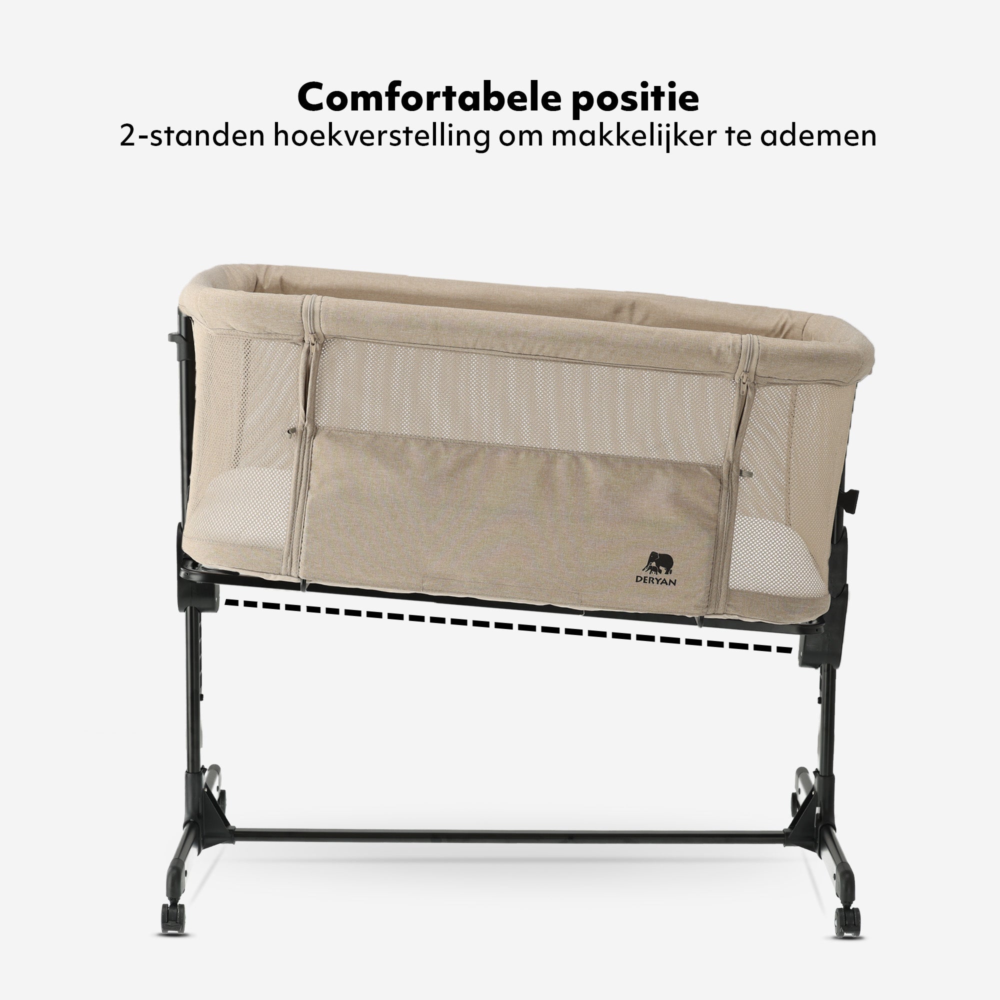 Co-Sleeper Snoozy Wieg - Sand Melange