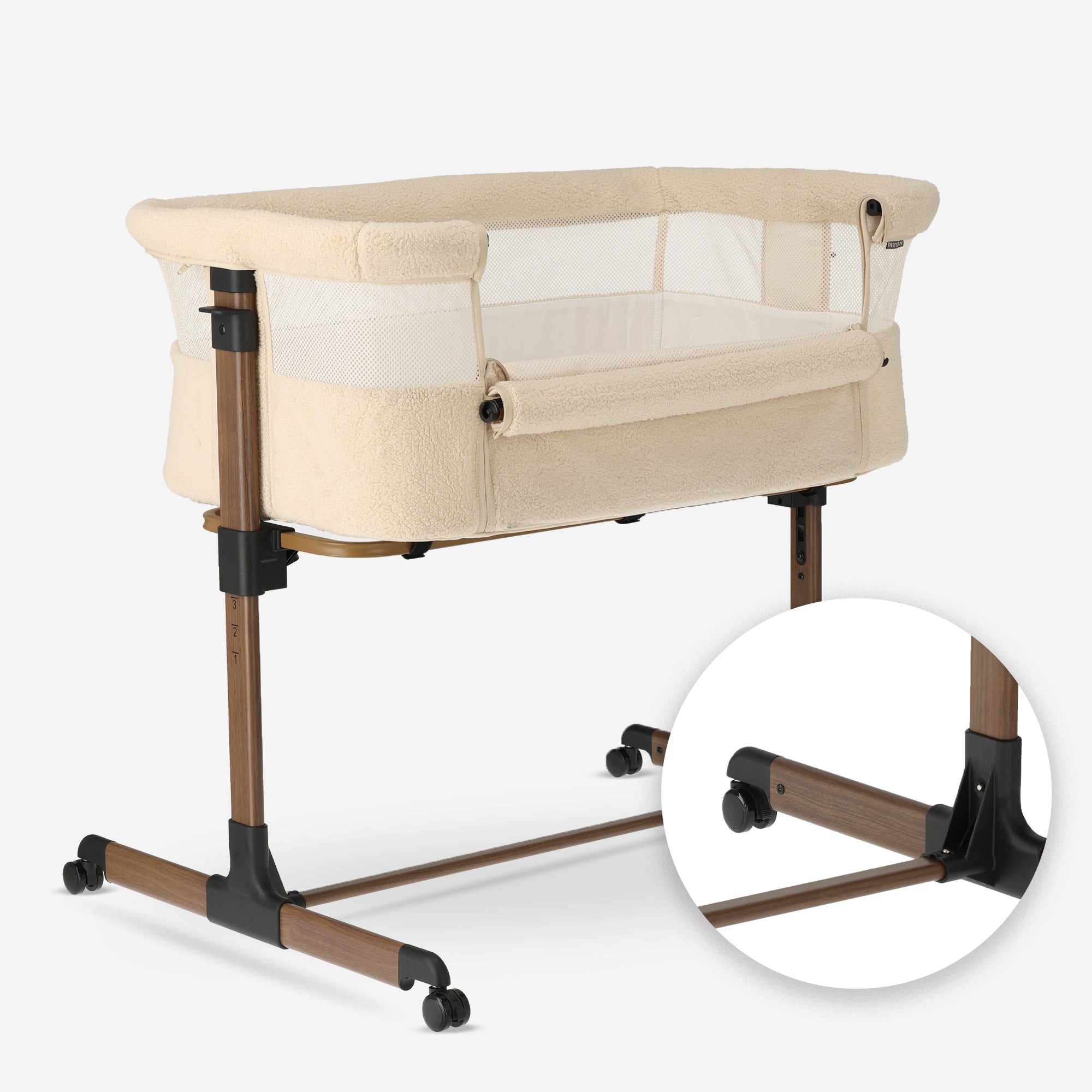 Co-Sleeper Snoozy Wieg - Teddy Nougat
