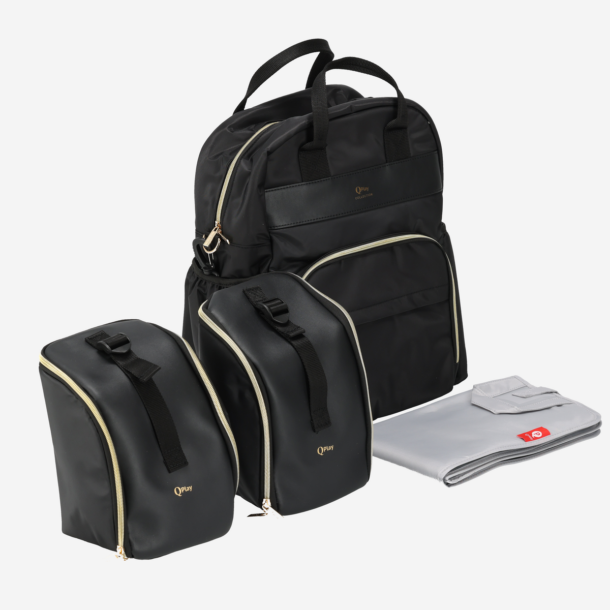 Qplay Luiertas Set Zwart