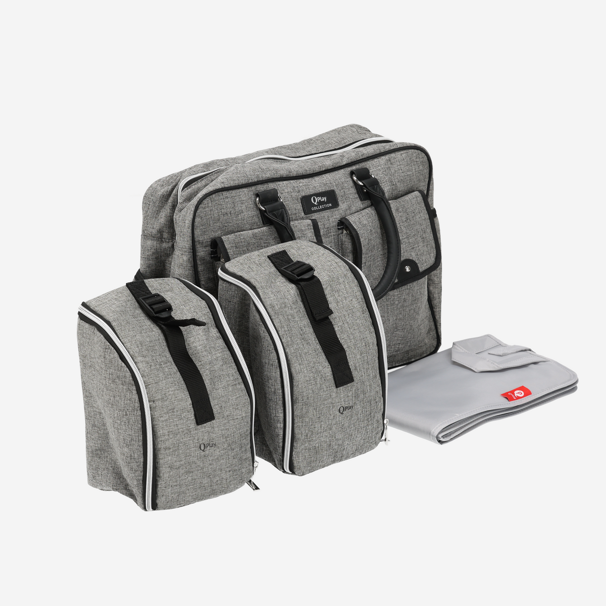 Qplay Luiertas Set Grijs