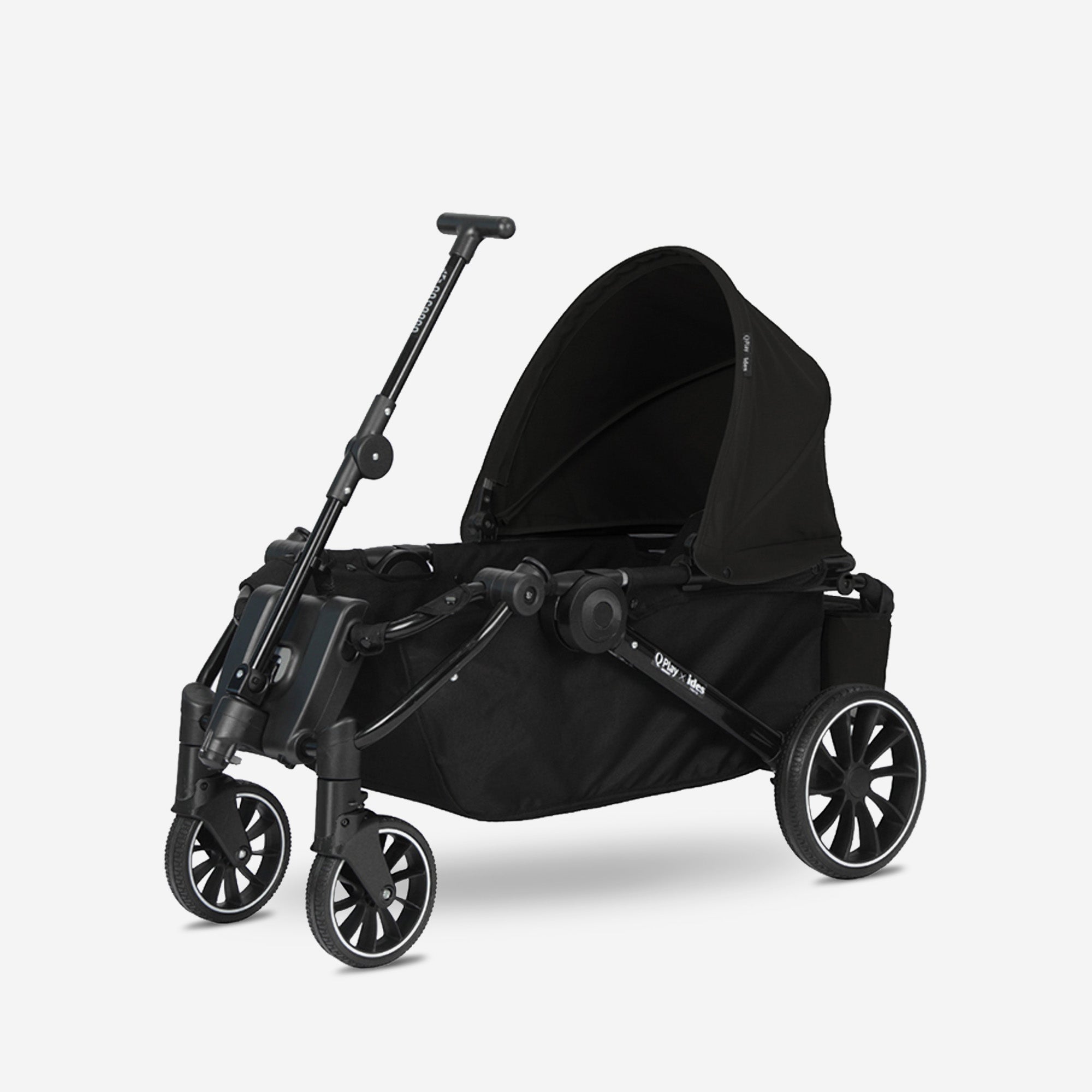 Qplay Go Cargo Kinderwagen & Bolderkar - Zwart