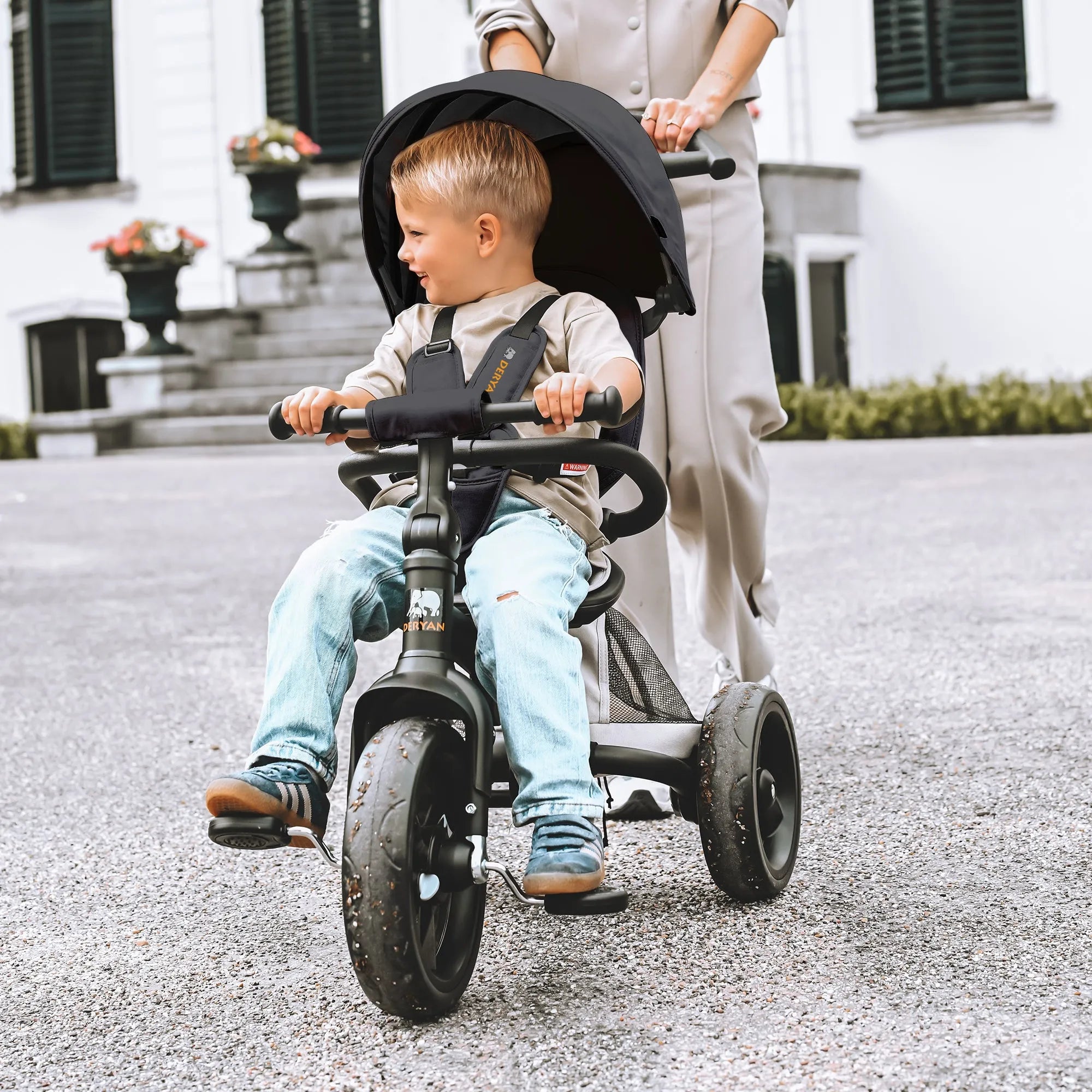 DERYAN Explorer tricycle black