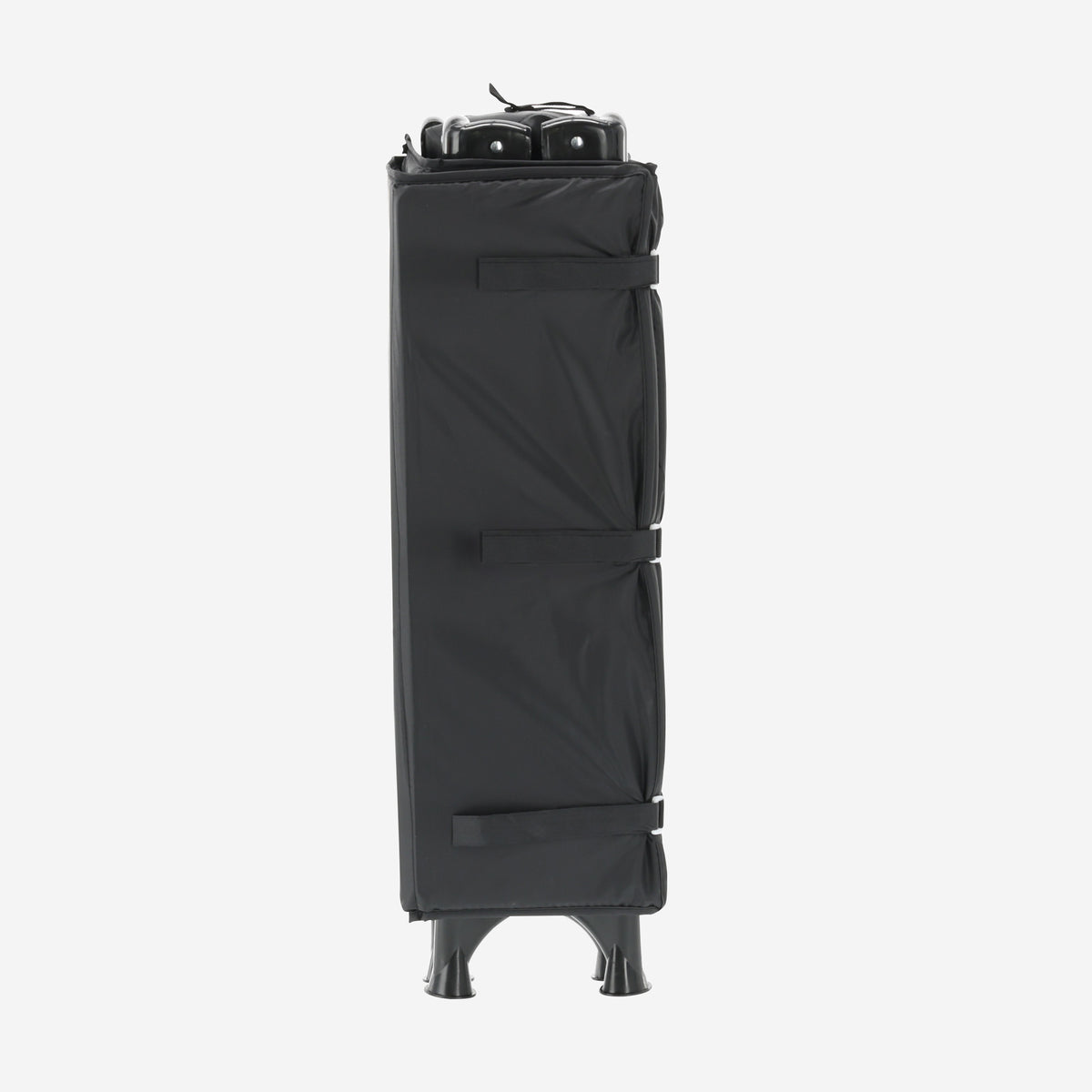 Mooiys Campingbed met Verschoonblad en Bodemverhoger - 120x60cm - Zwart