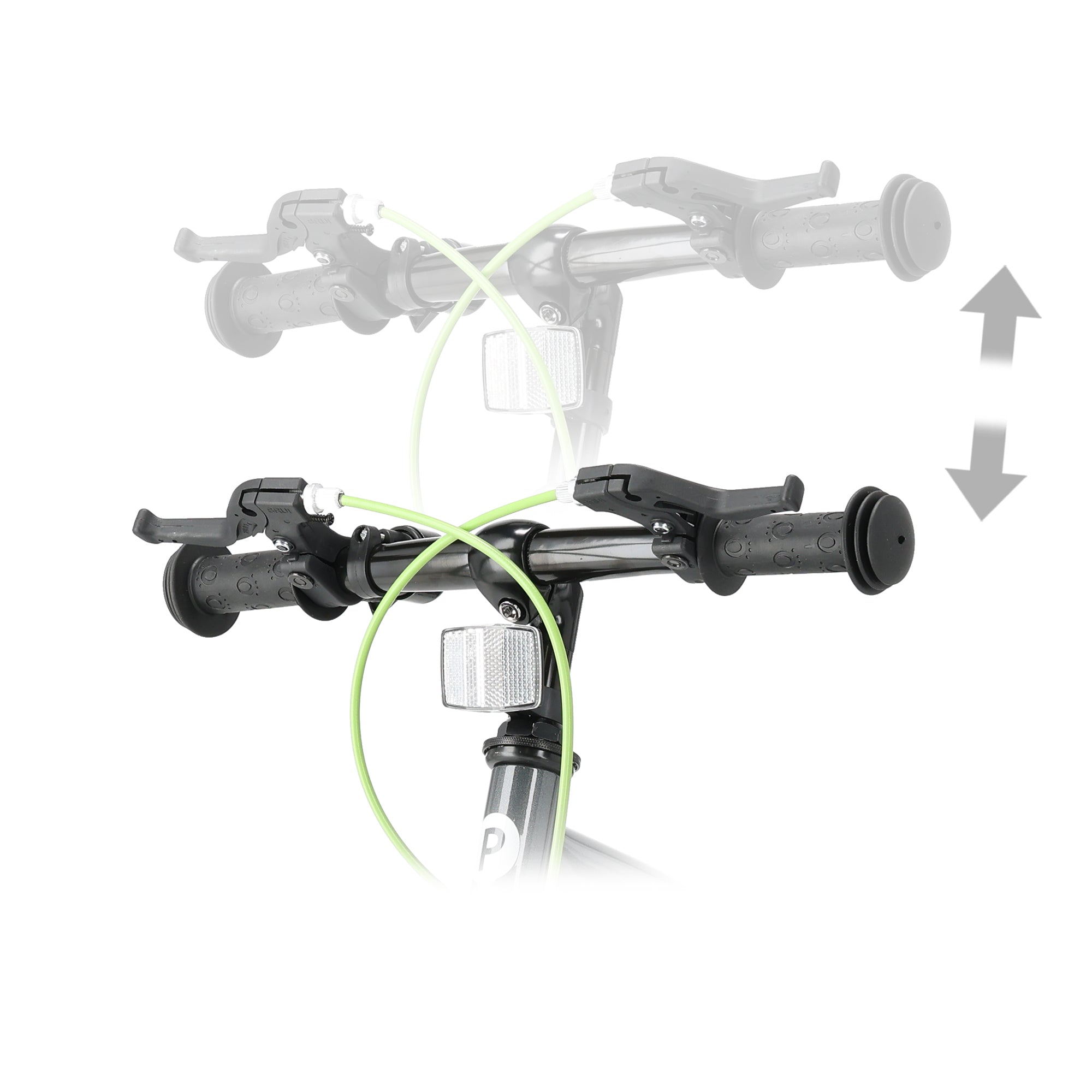 Qplay Miniby Kids bike 14 inch - 3 in 1 - balance bike - Gray