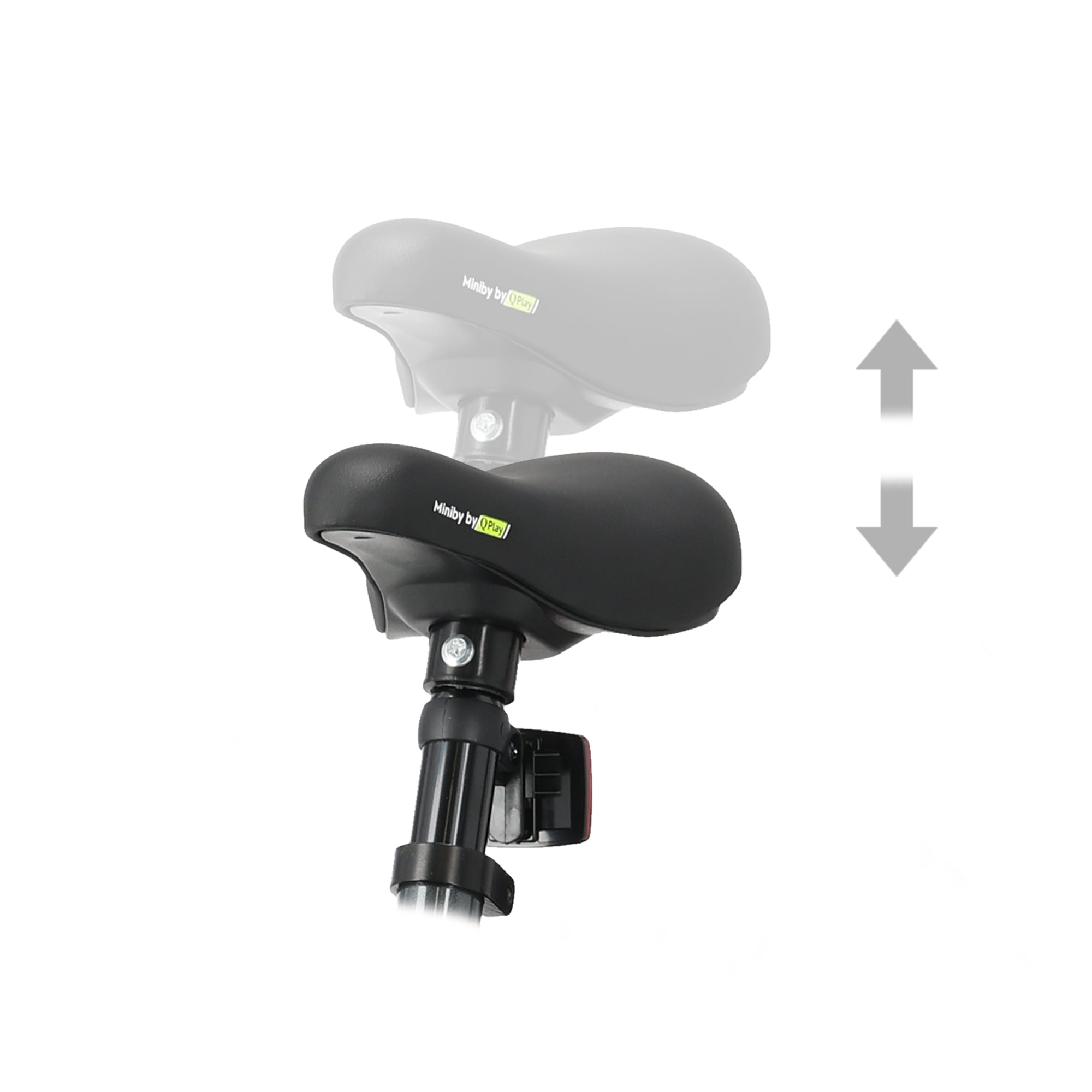 Qplay Miniby Kids bike 14 inch - 3 in 1 - balance bike - Gray