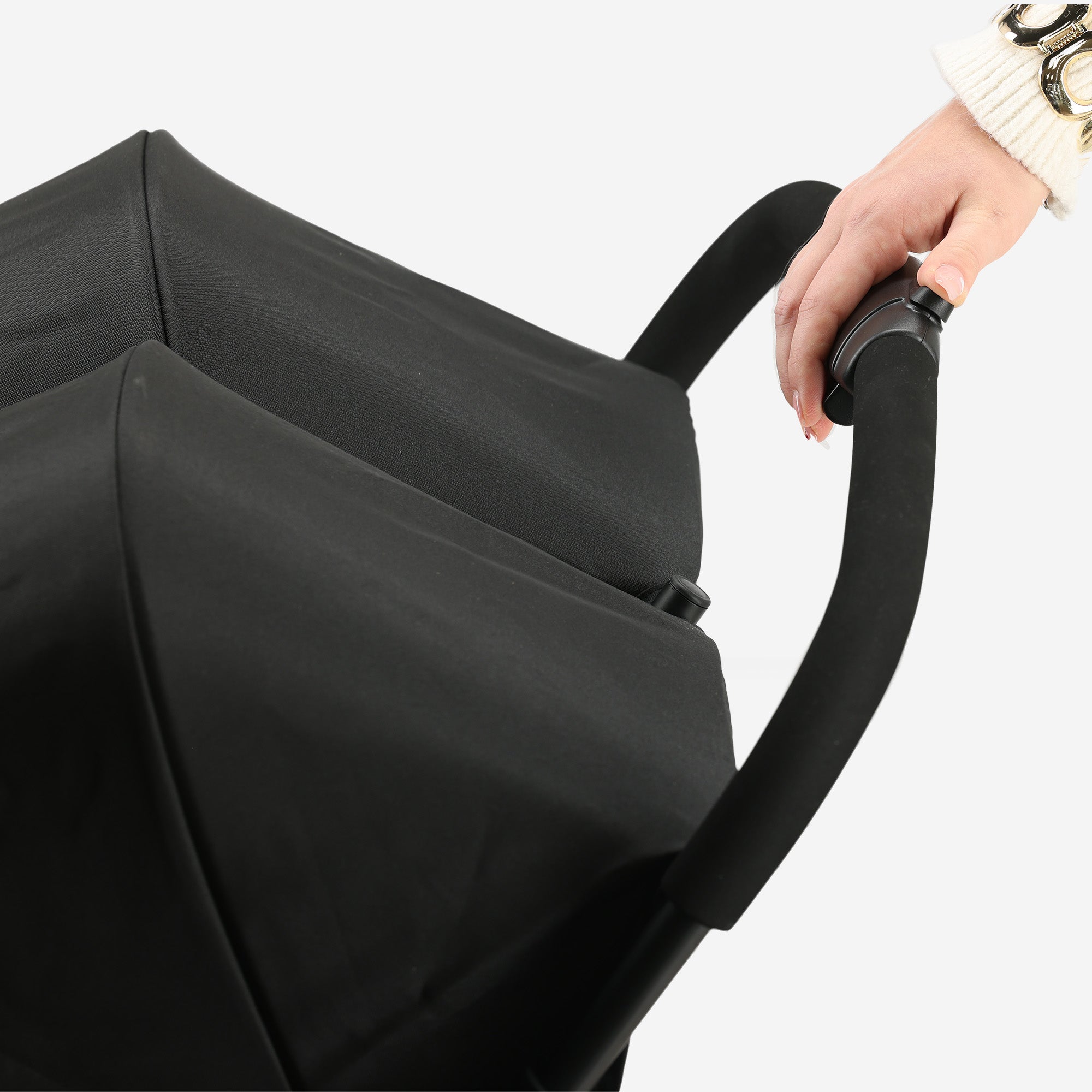 Mooiys Tess Twin Duo Buggy - Inclusief regenhoes - Inclusief Draagtas - Zwart