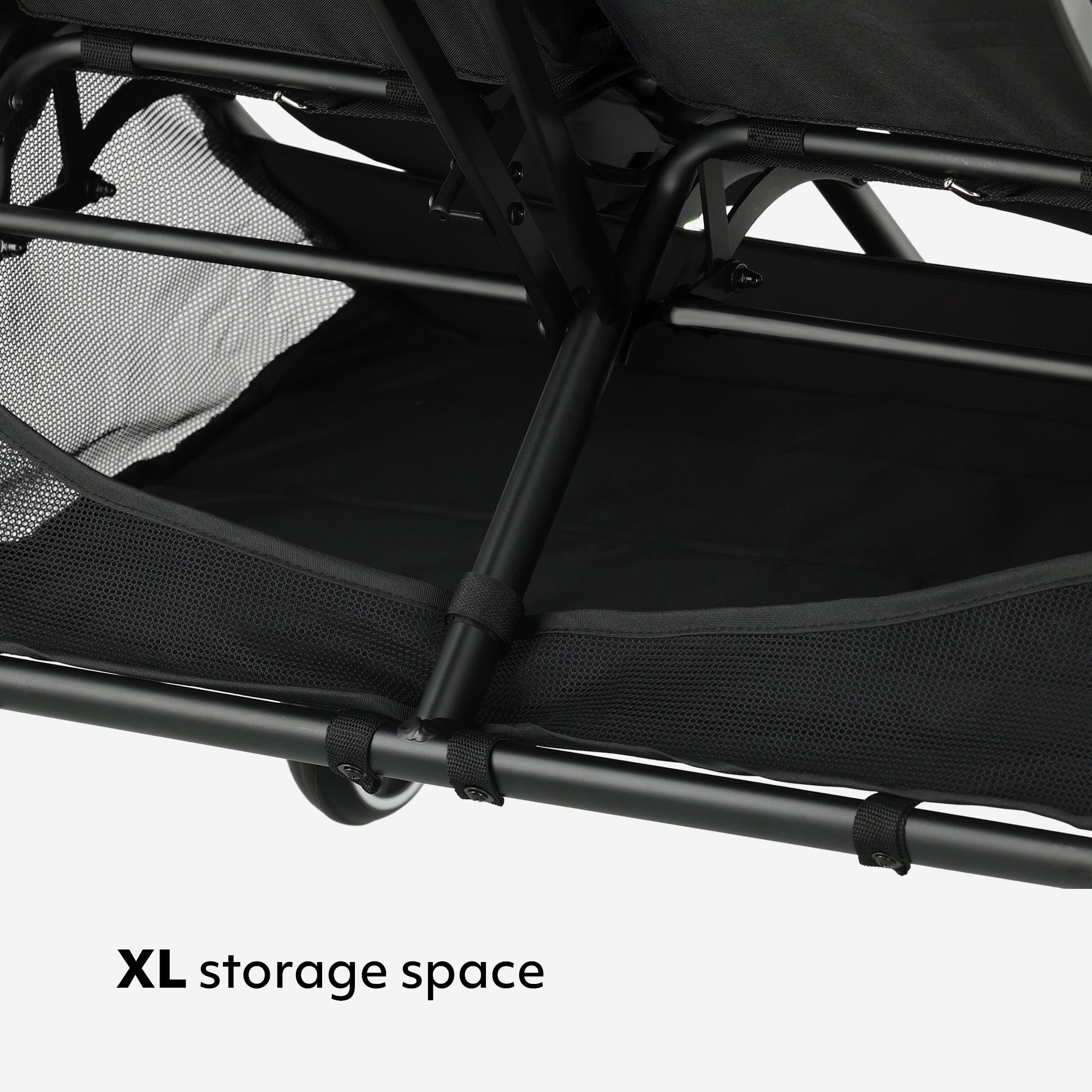 Mooiys Tess Twin Duo Buggy - Inclusief regenhoes - Inclusief Draagtas - Zwart