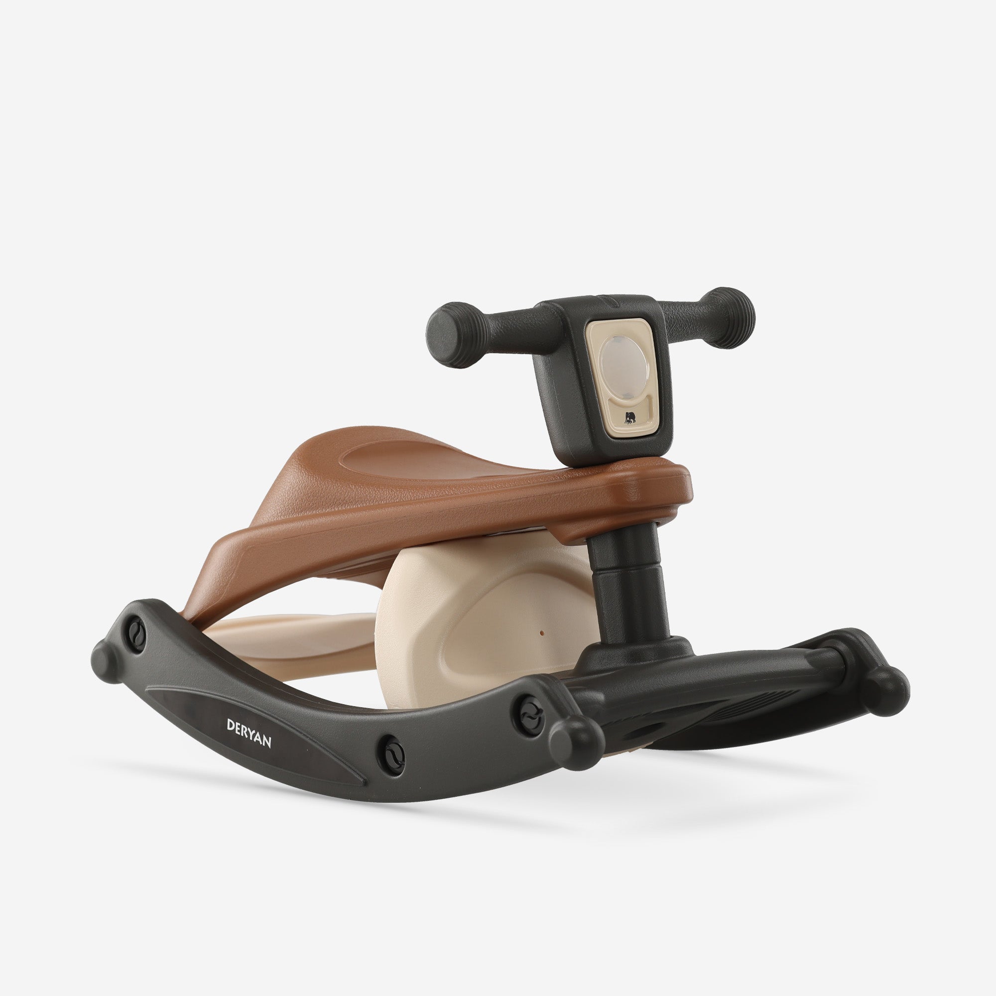 Tobi 2-in-1 Stoel en Schommelstoel - Bruin/Cream