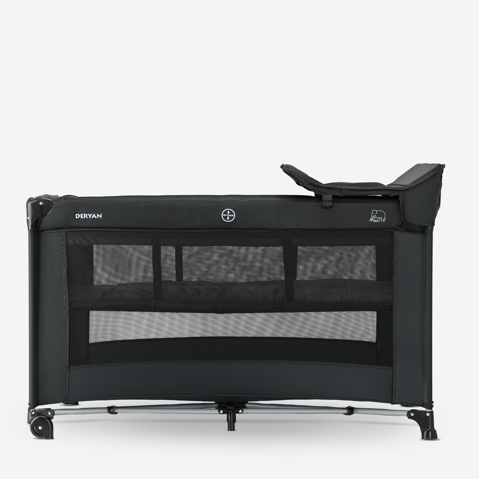 Deryan Luxury Camping Bett Schwarz