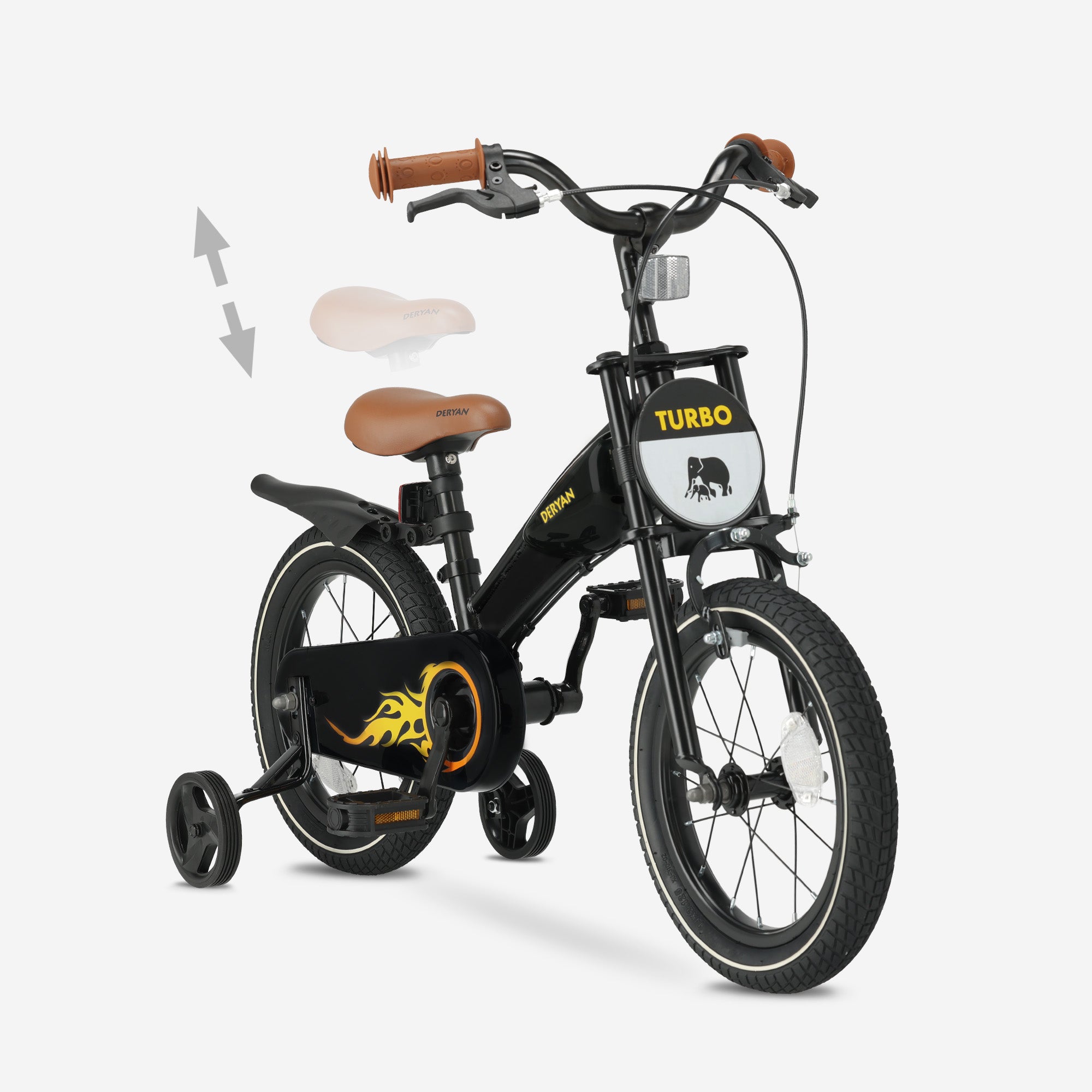 Deryan Turbo 3-in-1 Kinderfiets 14 inch