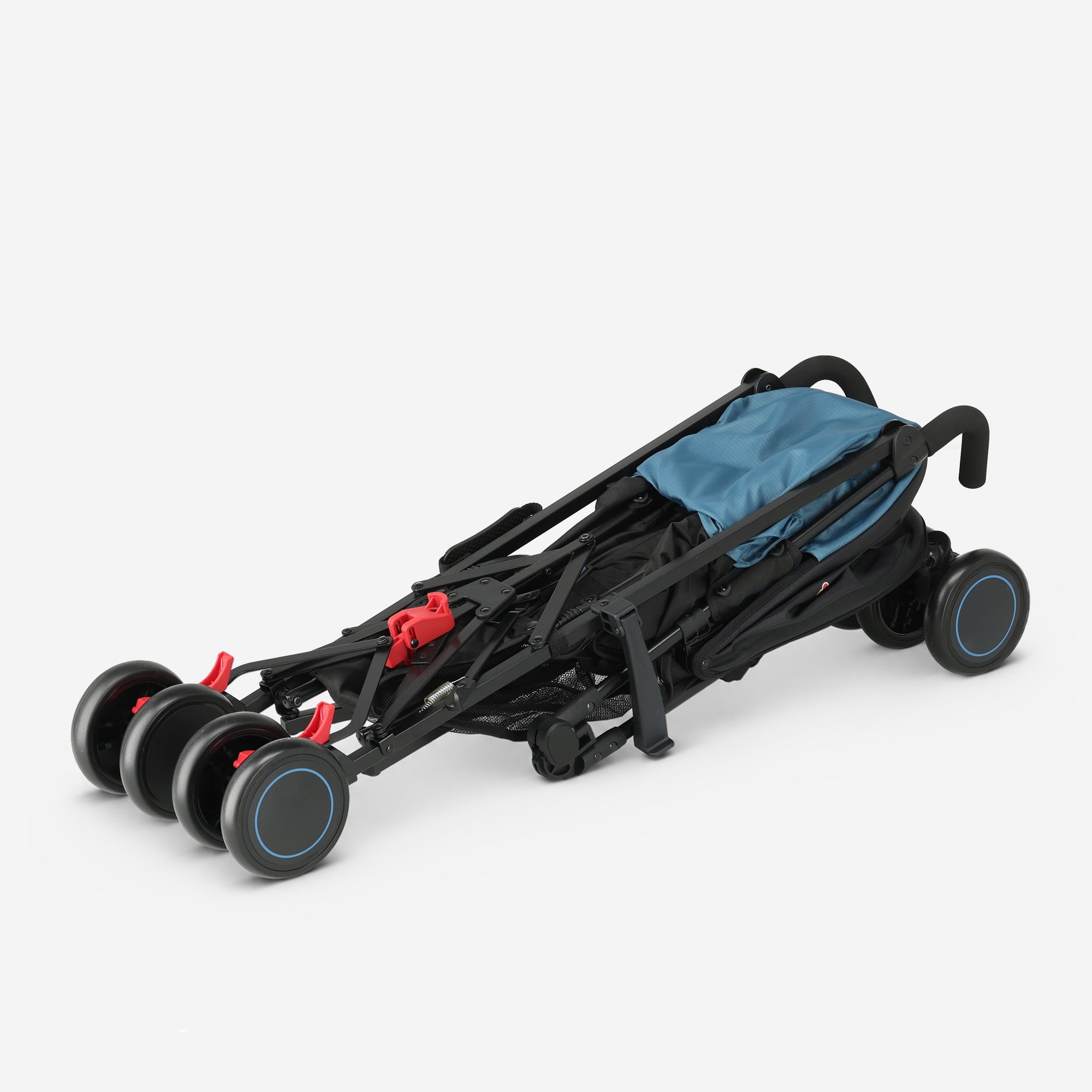 Paraplu Buggy - Verstelbare Buggy - Tot 15 kg - Zwart/Blauw