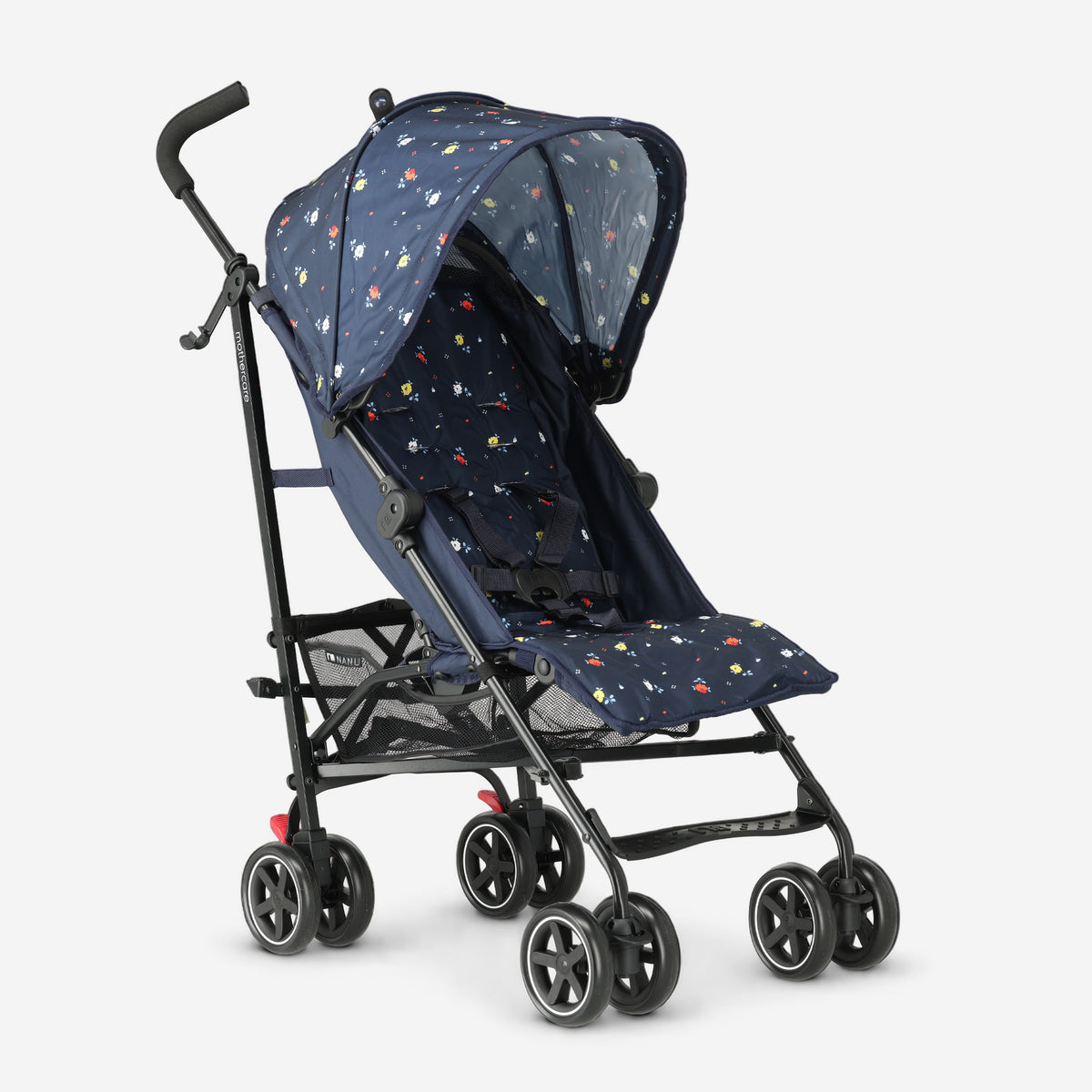 Paraplu Buggy - Verstelbare Buggy - Tot 15 kg - Inclusief regenhoes - Multi Blauw