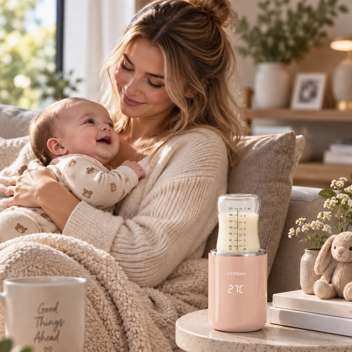 Bottle-In Flessenwarmer - Roze