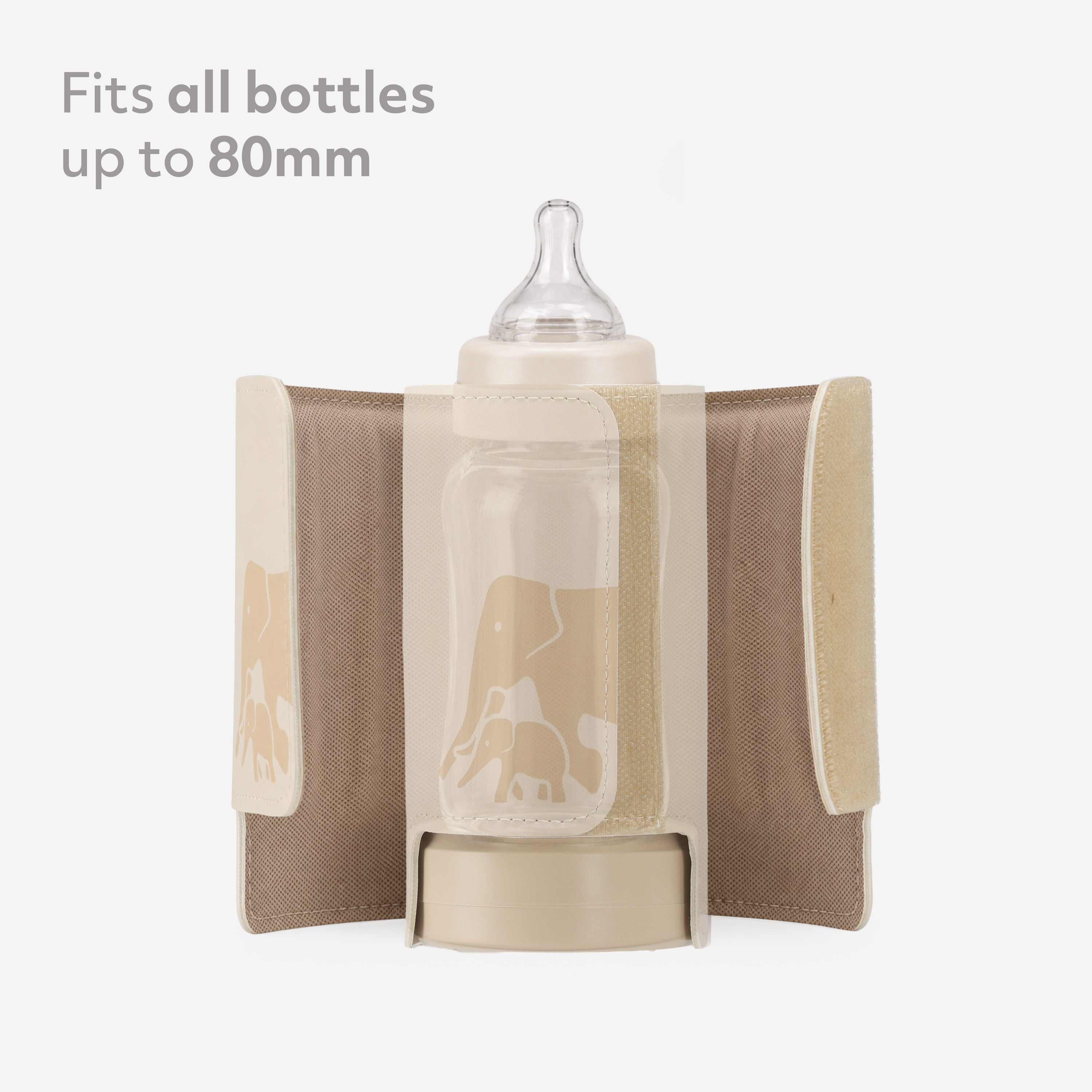 Draagbare Sleeve Flessenwarmer - Cream