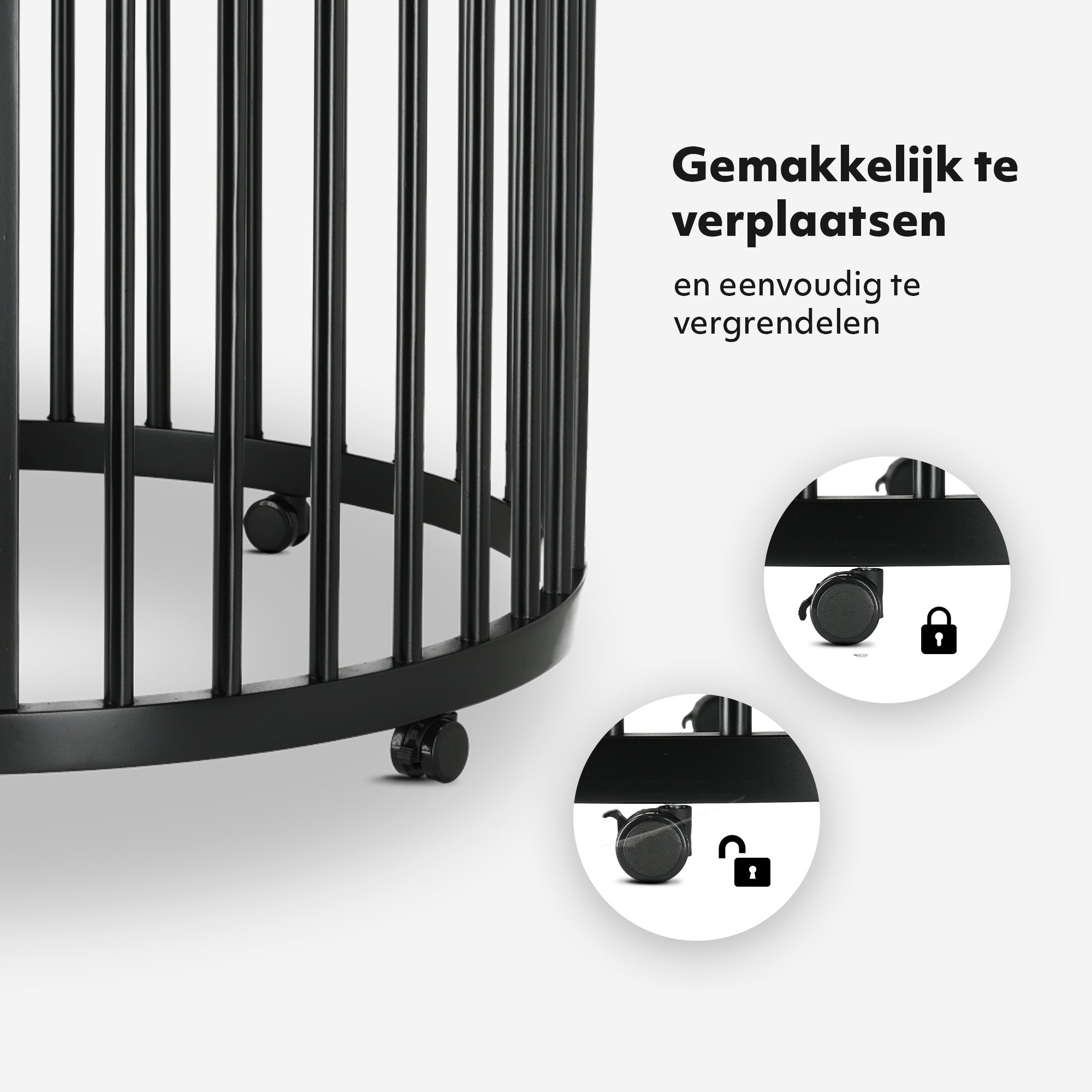 Willow Houten Ronde Box inclusief matras