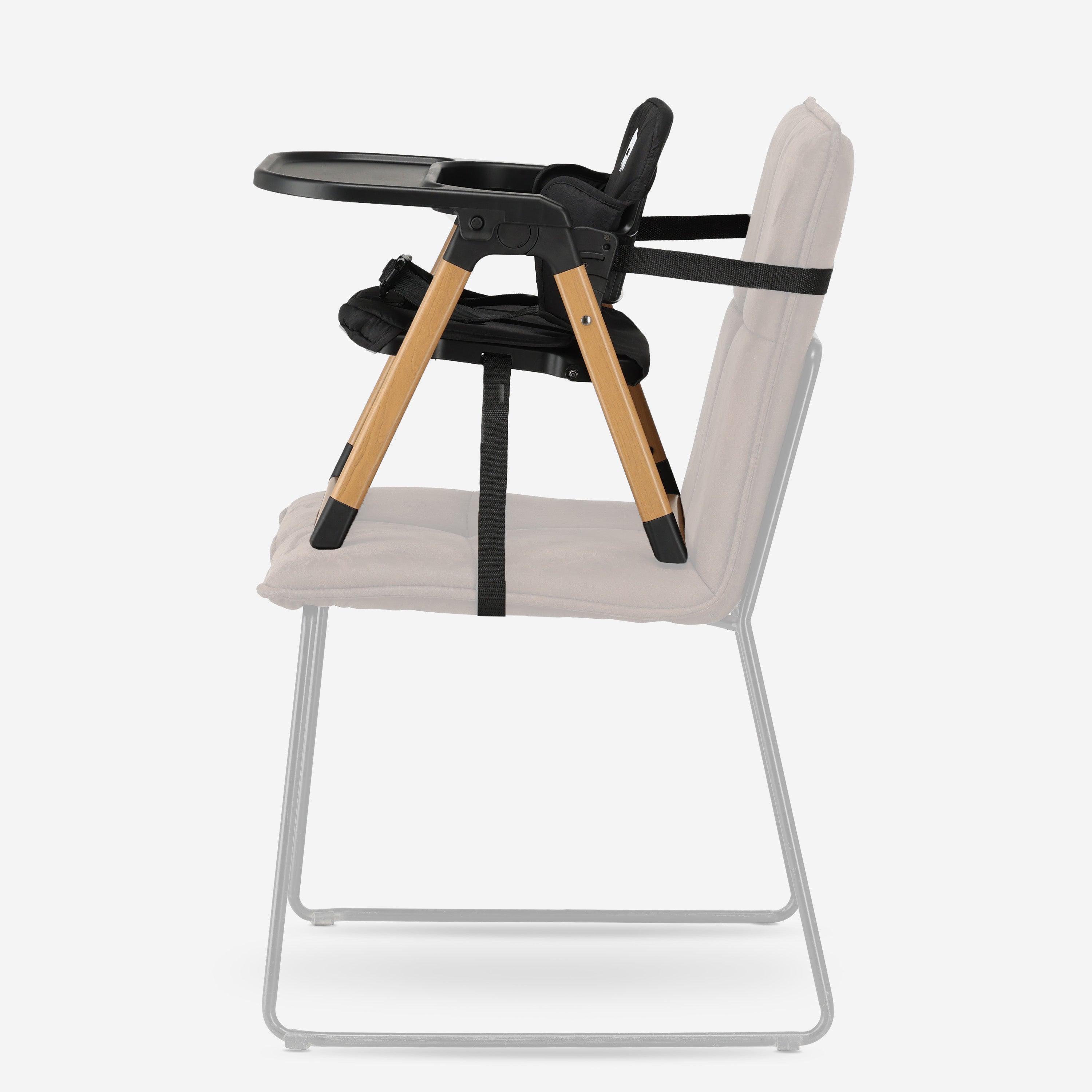 Booster Stoelverhoger S - Zwart/hout