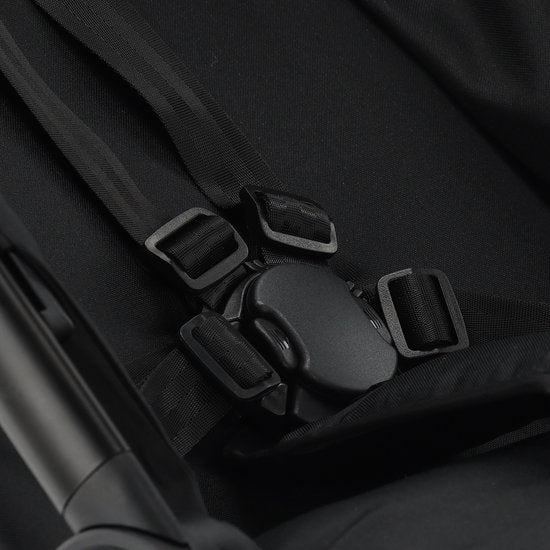 Deryan Airplane Buggy – Inclusief regenhoes en transporttas - Zwart