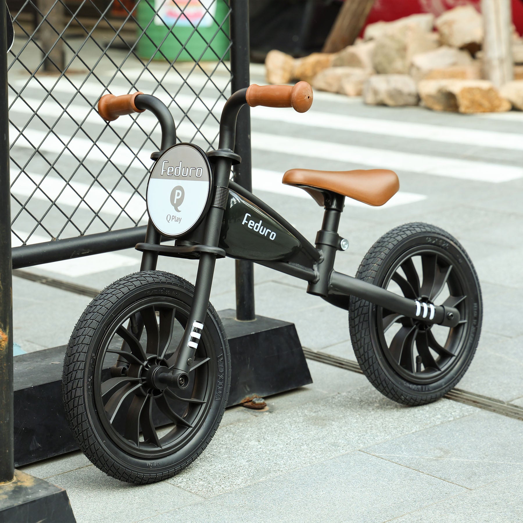 QPlay Balance bike Feduro Black