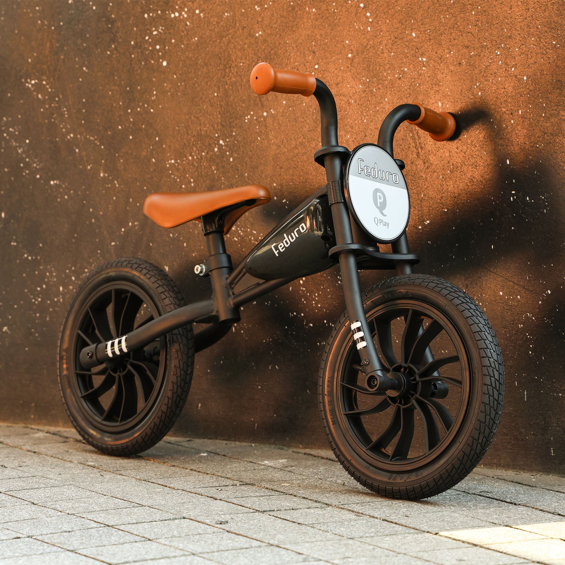 QPlay Balance bike Feduro Black