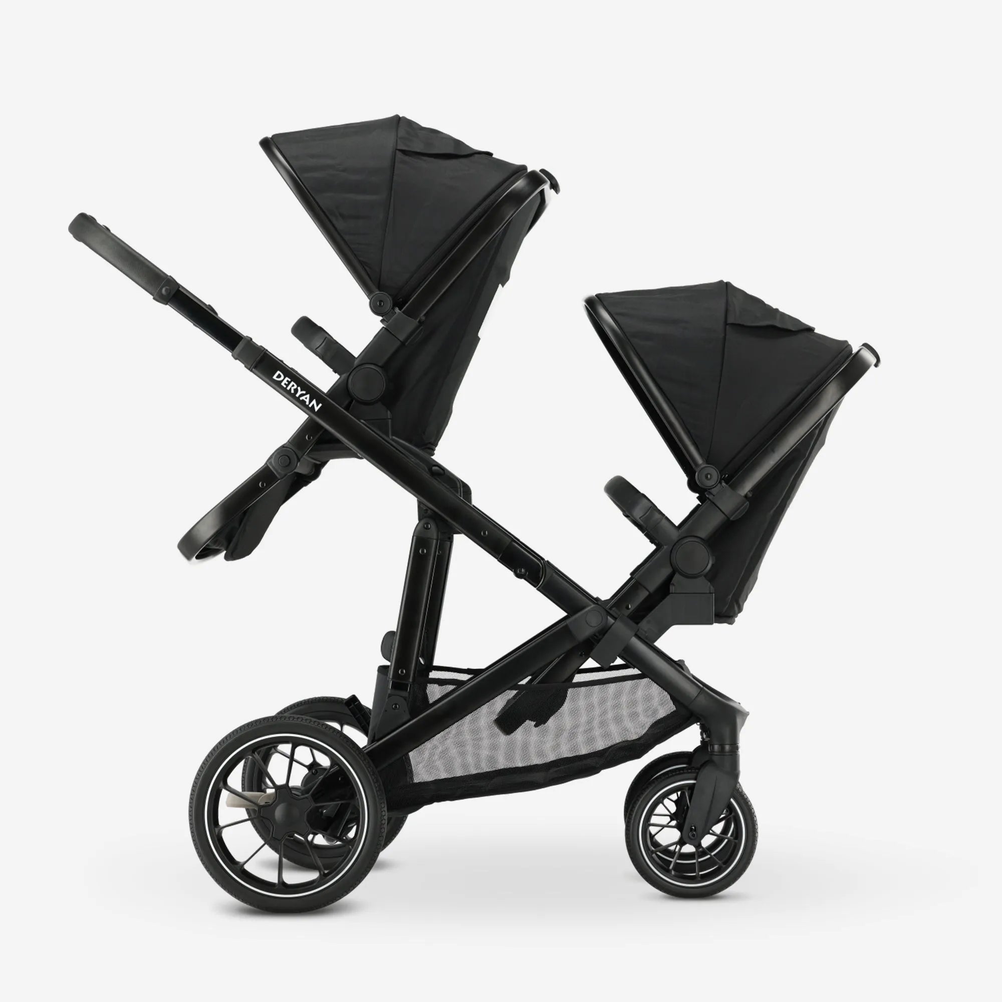 Deryan Evy V2 Kinderwagen - Duo Kinderwagen Zwart