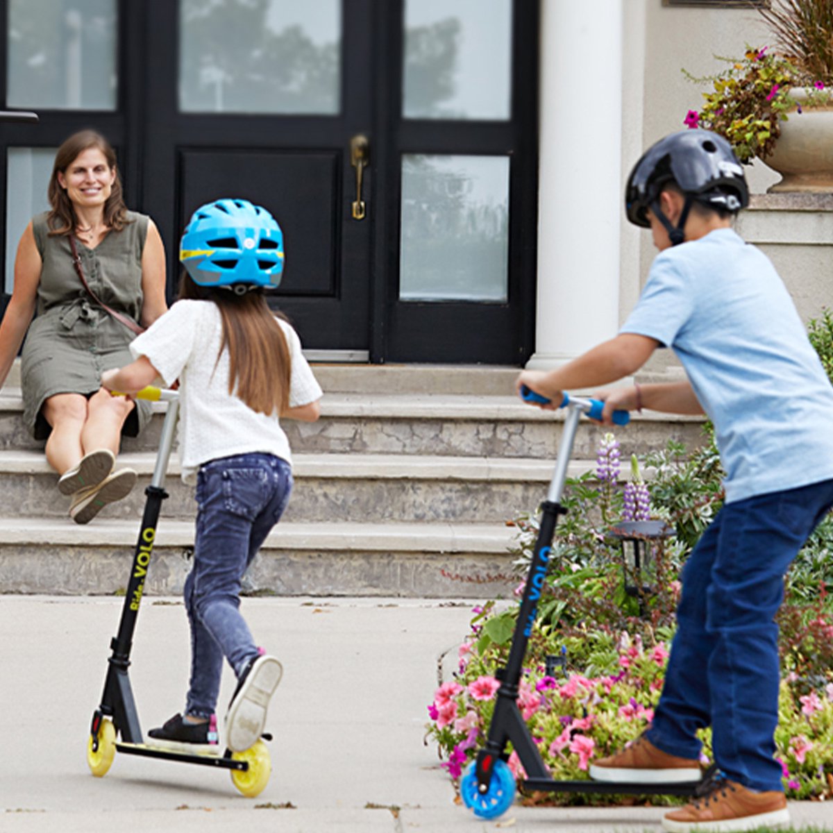 RideoVOLO Kinderstep Zilver