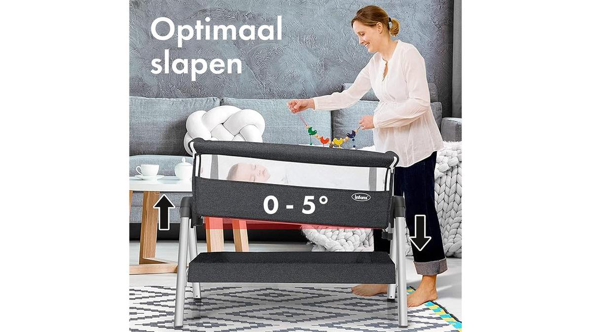 Co-sleeper Infans Gris Oscuro