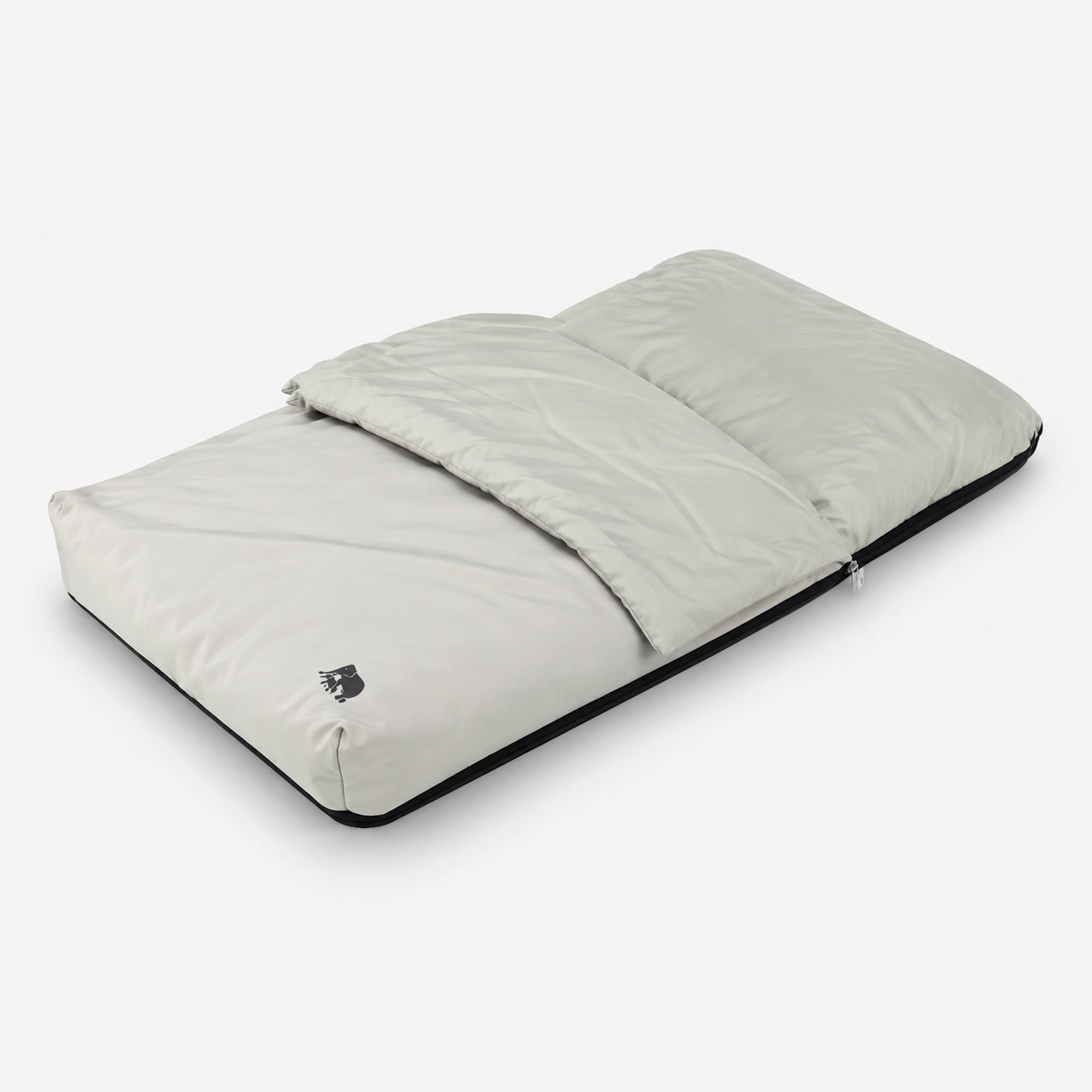 DERYAN AirTraveller Vliegtuigbedje - Reiskussen met matras - compact opgevouwen