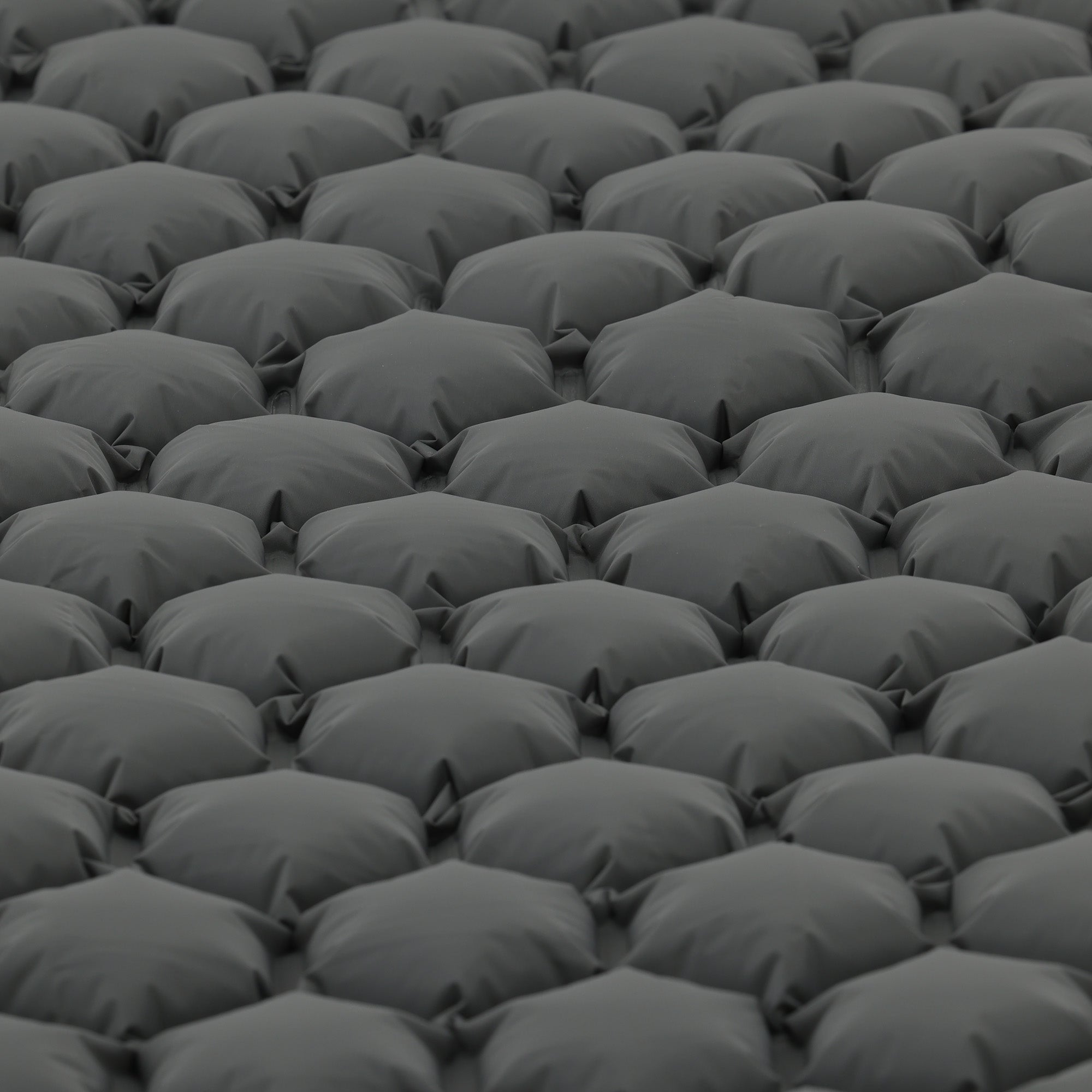 Deryan Air Bed - Zelfopblazend met ingebouwde Pomp - Luchtbed Kamperen - Inclusief tas - grijs