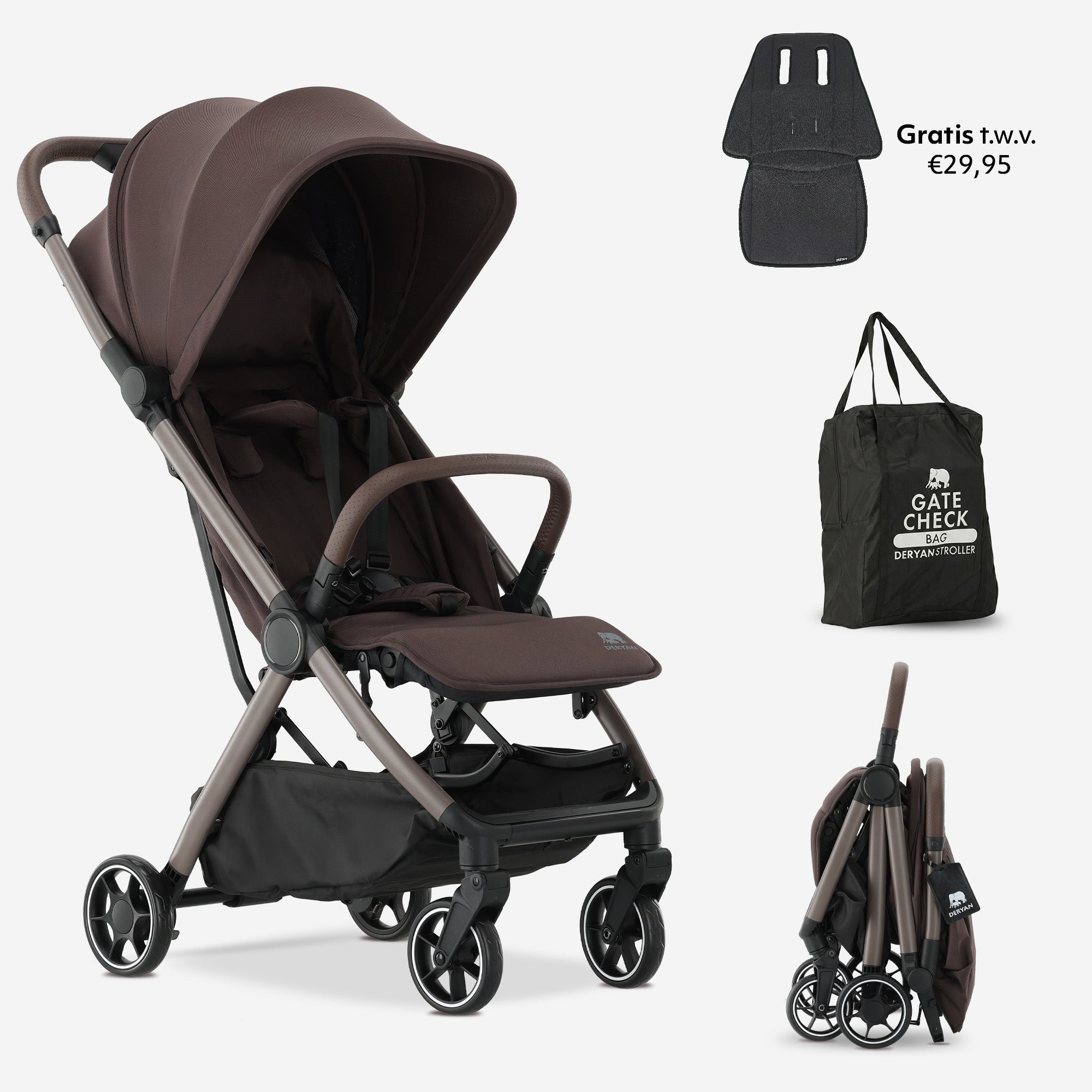 Air Buggy Chocolate – De Ultieme Reisbuggy