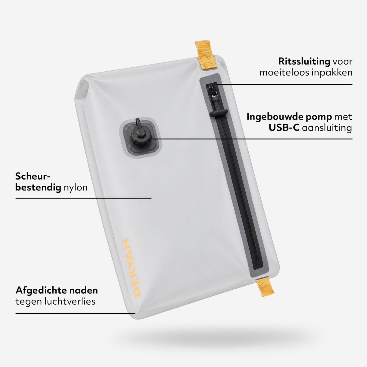AirPack Vacuümzak met USB-C-pomp