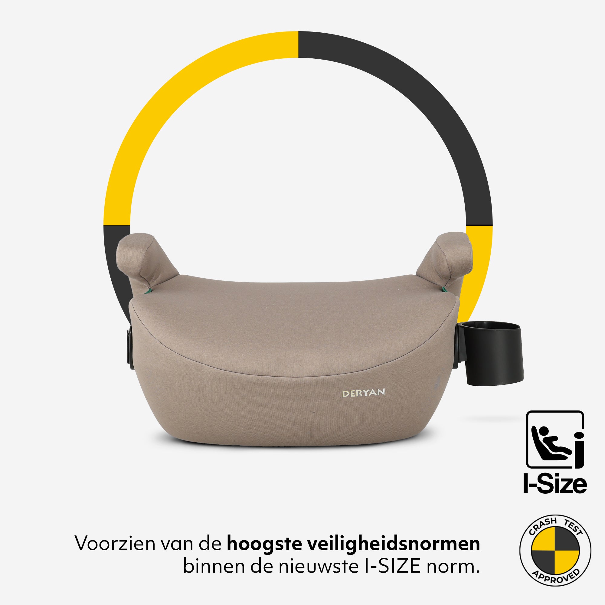 Cody i-Size zitverhoger Basic - Nougat