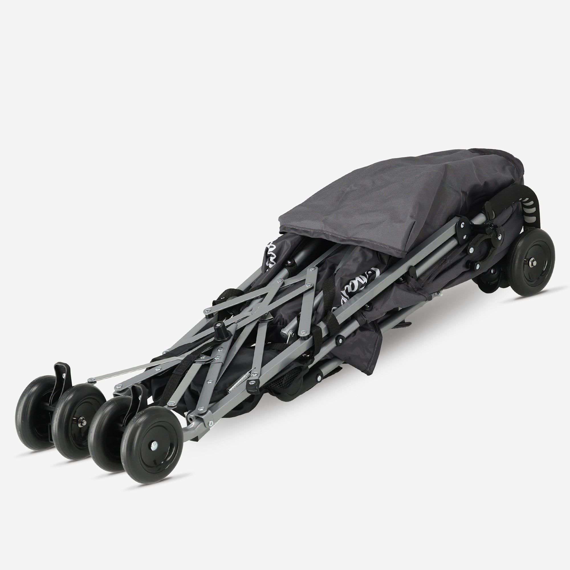 Asalvo Buggy - Paraplu Buggy - Compact Inklapbaar - Grijs/Créme