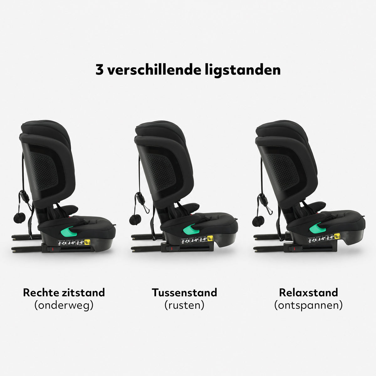 Cleo Autostoel 76-150 cm - Isofix - Opvouwbaar