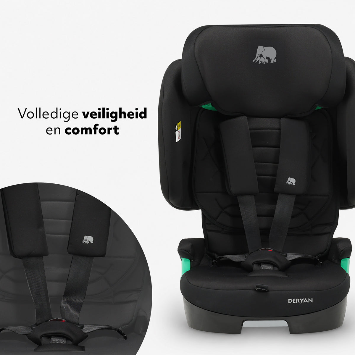 Cleo Autostoel 76-150 cm - Isofix - Opvouwbaar