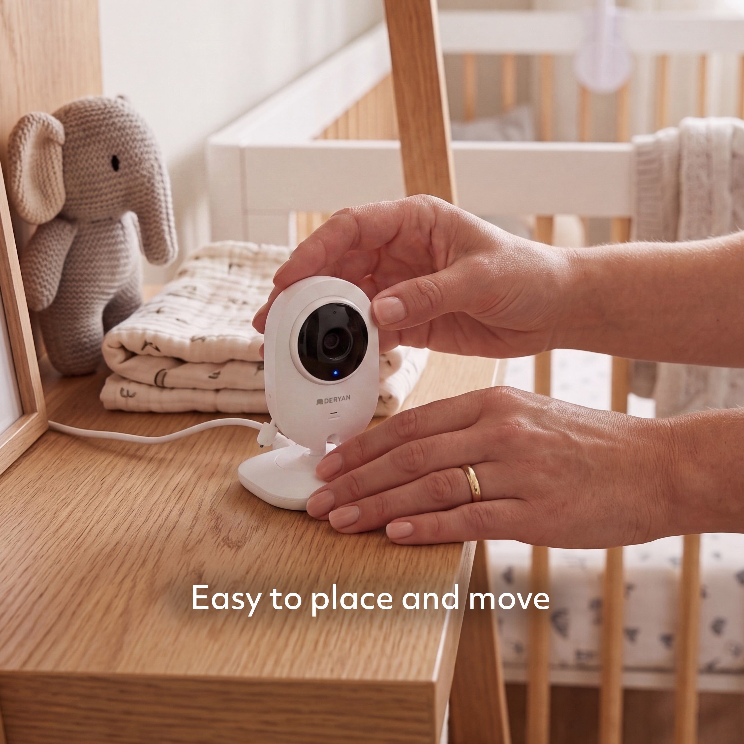 Draadloze Baby monitor – 2,8 inch Scherm – Nachtzicht – Terugspreekfunctie