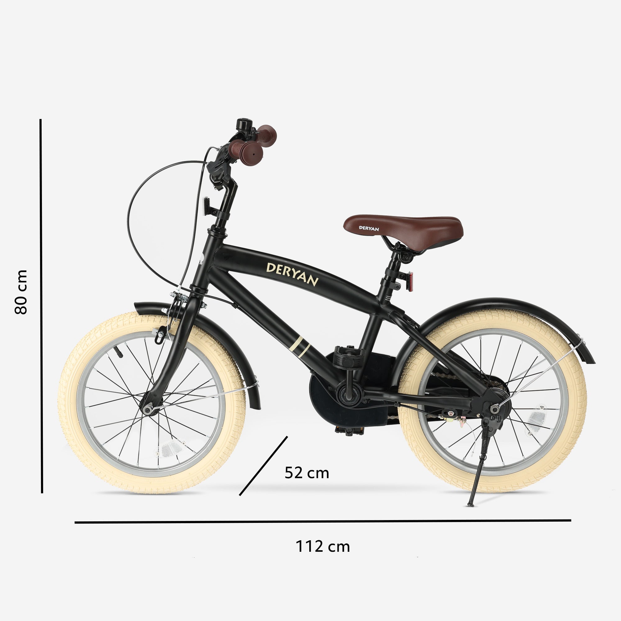 Coastline Kinderfiets met standaard - 16 Inch