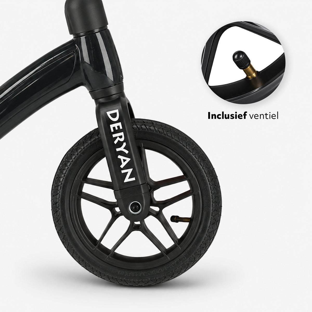 Luxe Loopfiets 10 inch - Zwart