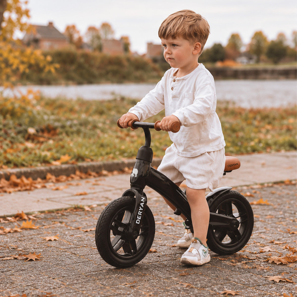 Luxe Loopfiets 10 inch - Zwart