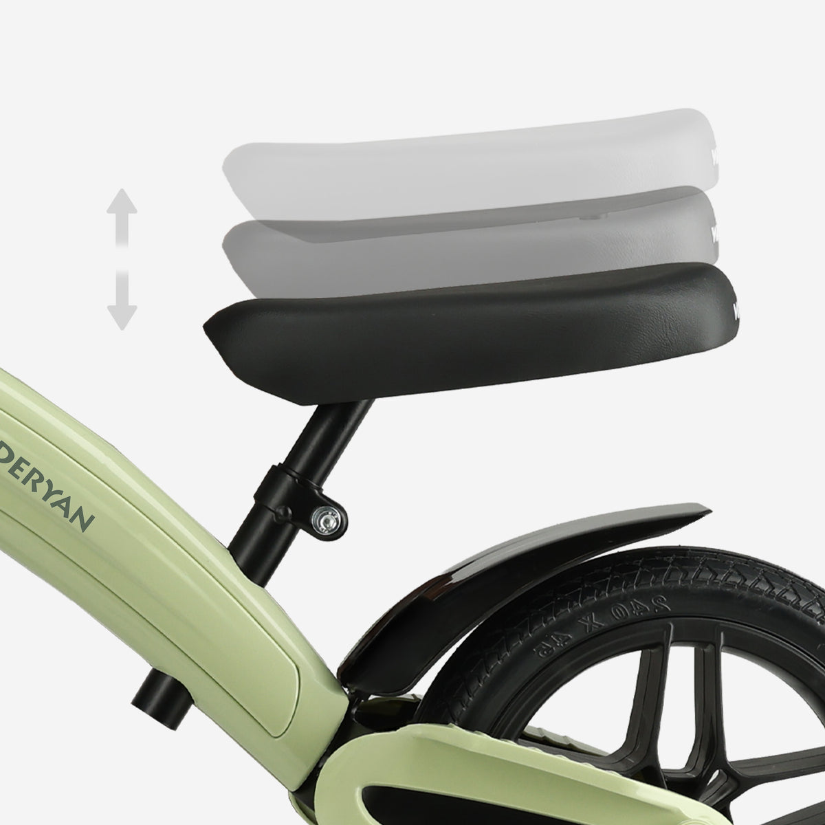 Luxe Loopfiets 10 inch - Groen