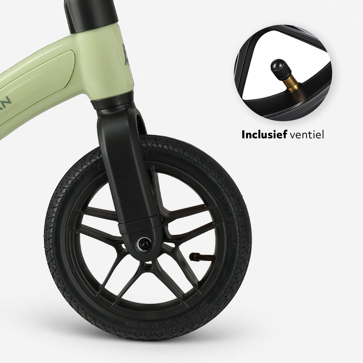 Luxe Loopfiets 10 inch - Groen